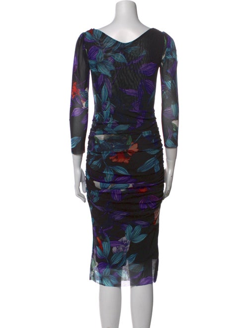 Fuzzi Printed Knee-Length Dress