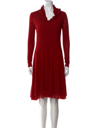 Fuzzi Nylon Mini Dress