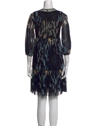 Fuzzi Printed Mini Dress