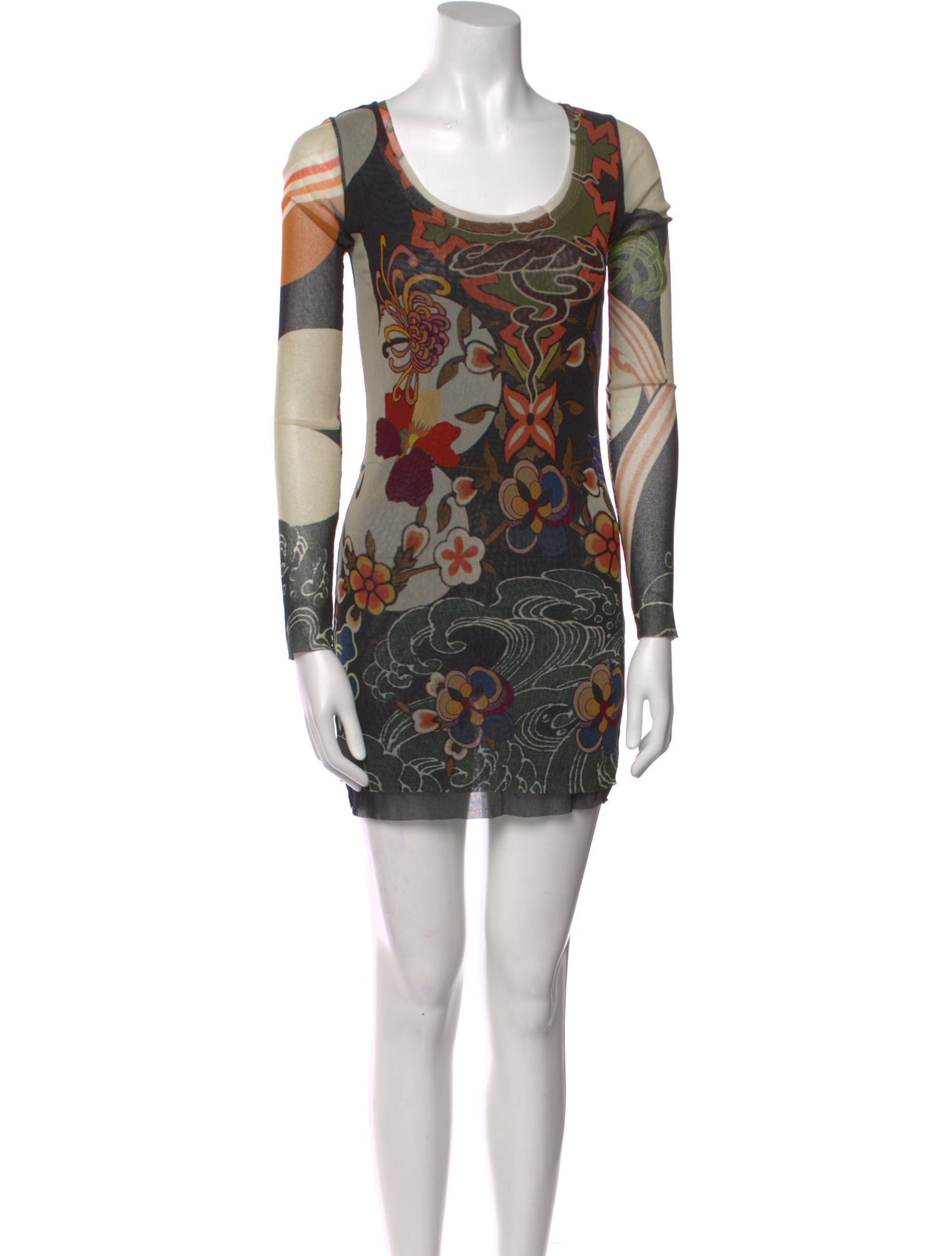 Fuzzi Printed Mini Dress
