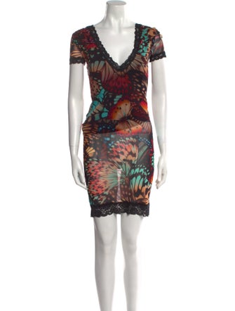 Fuzzi Printed Mini Dress