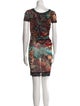 Fuzzi Printed Mini Dress