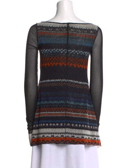 Fuzzi Striped Mini Dress