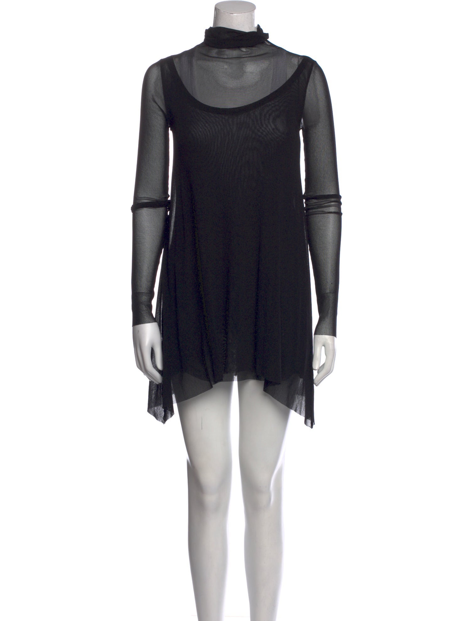 Fuzzi Turtleneck Mini Dress