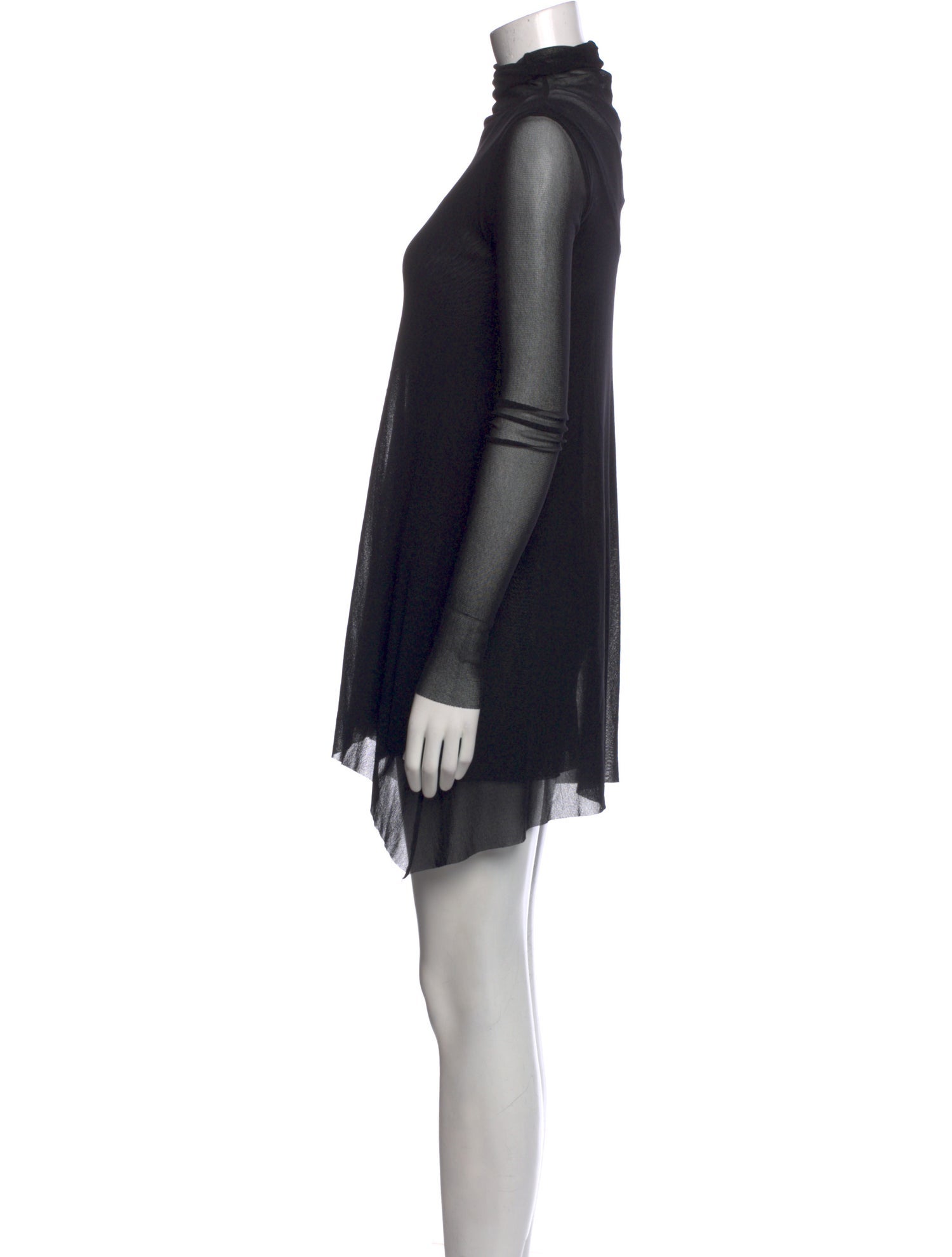 Fuzzi Turtleneck Mini Dress