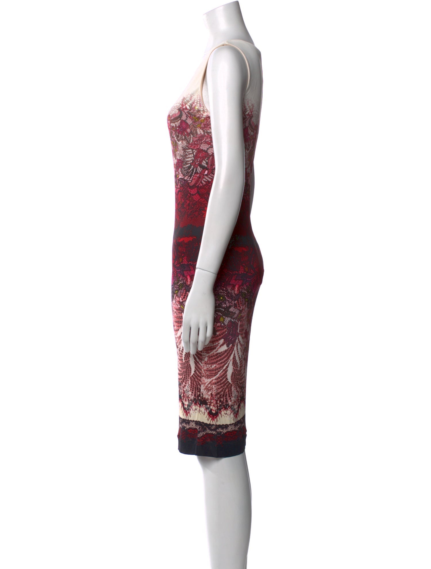Fuzzi Printed Knee-Length Dress