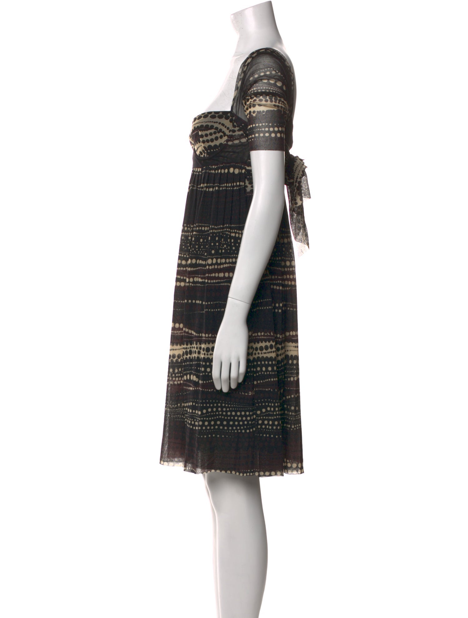 Fuzzi Printed Knee-Length Dress
