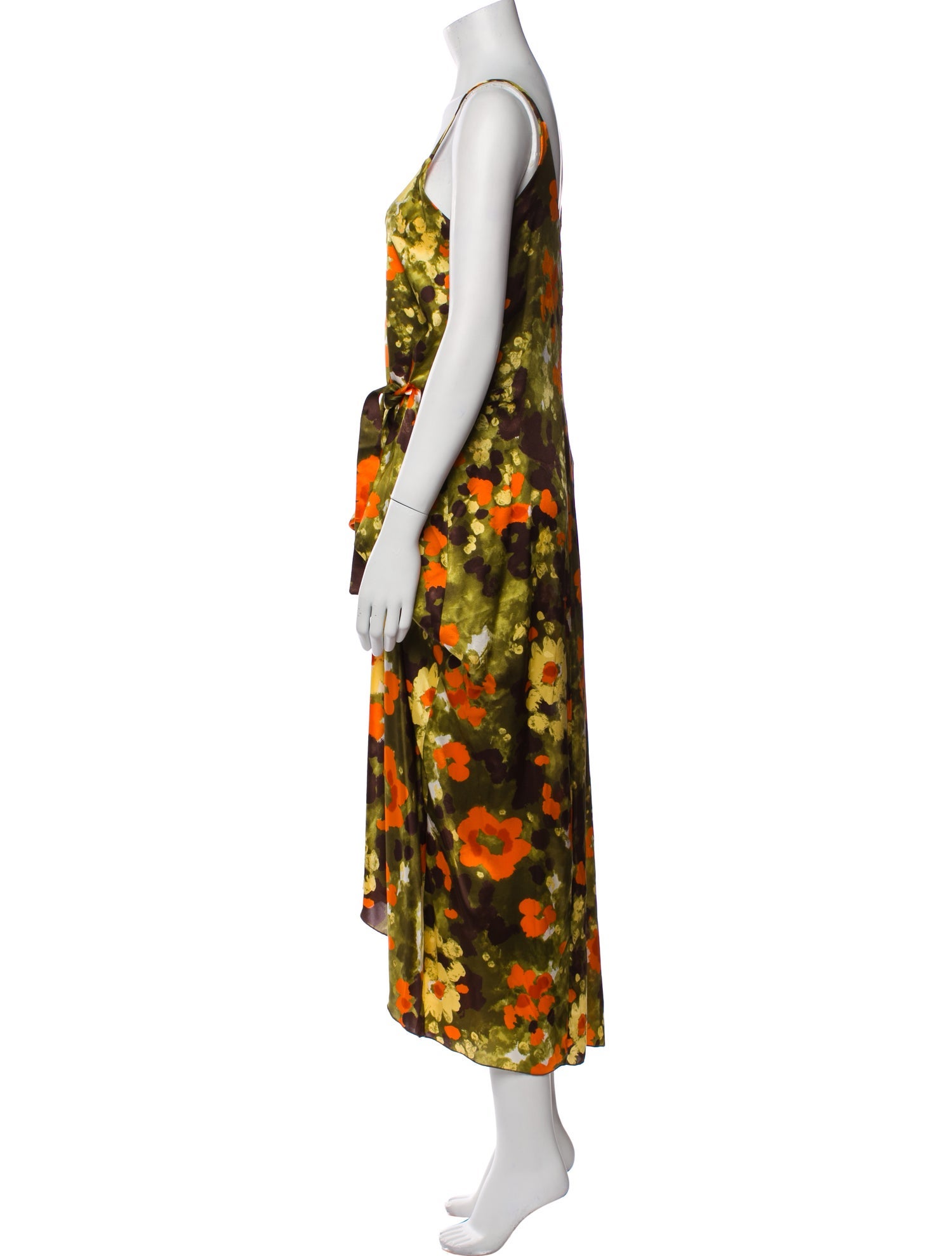 Fuzzi Silk Long Dress