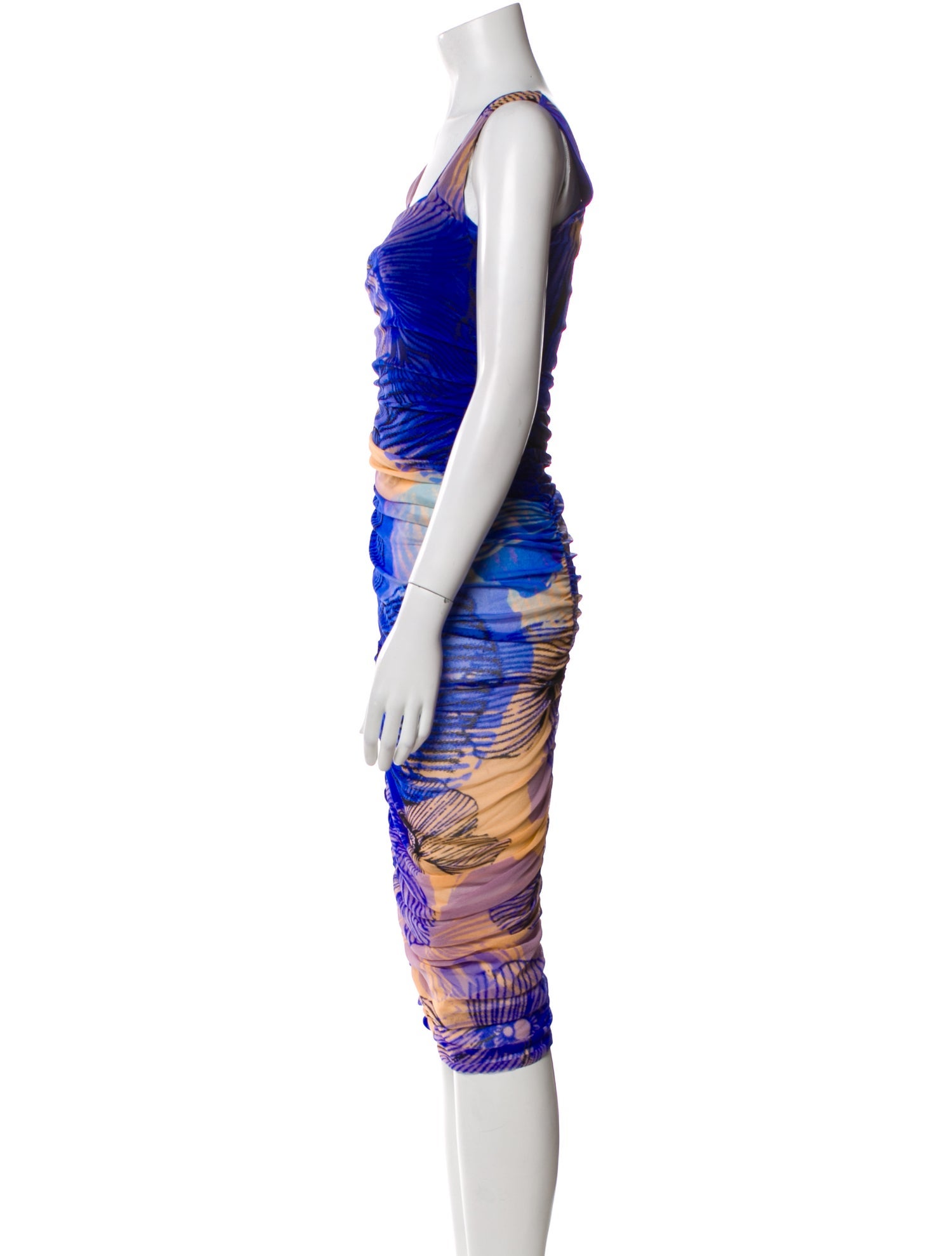 Fuzzi Printed Midi Length Dress