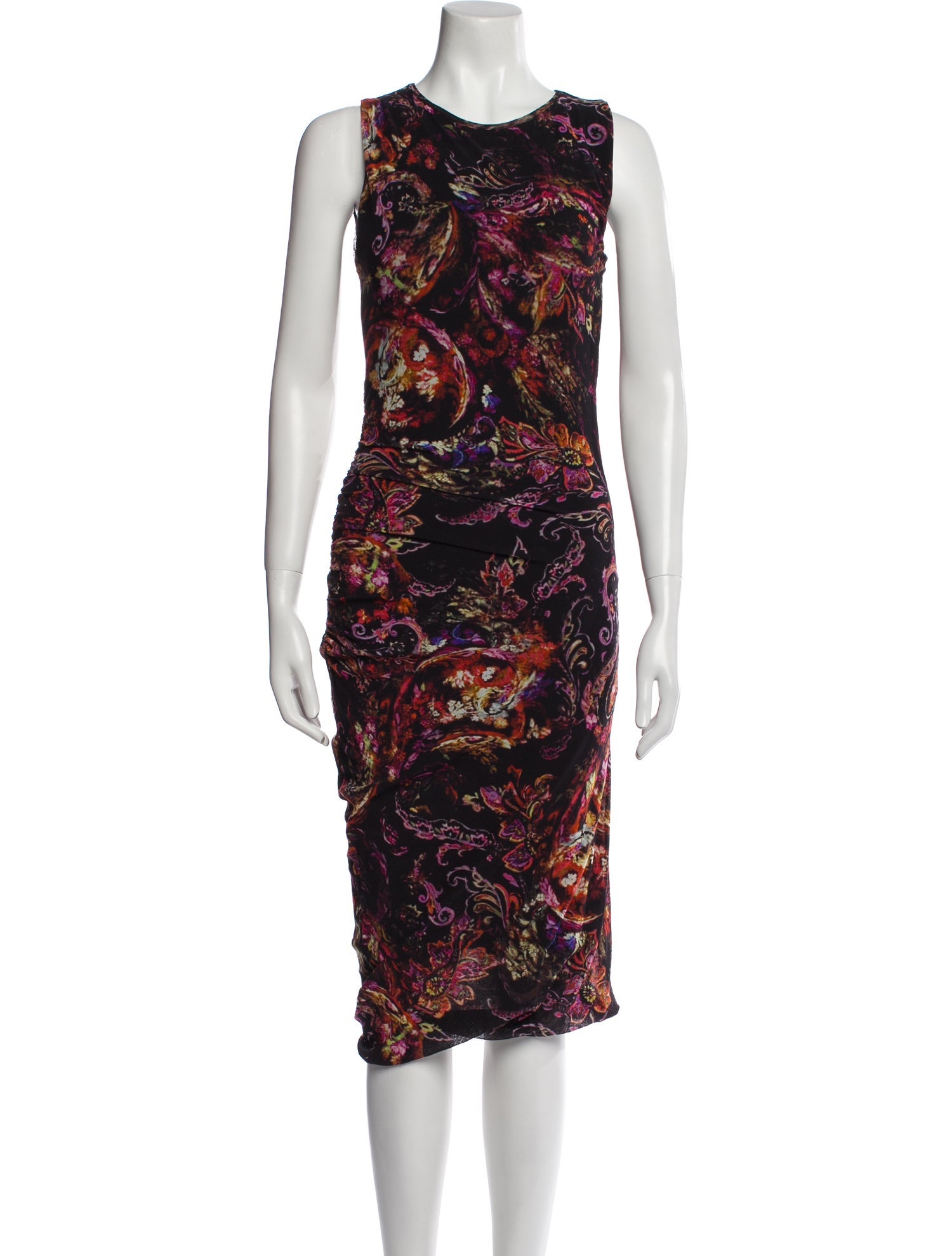 Fuzzi Printed Midi Length Dress