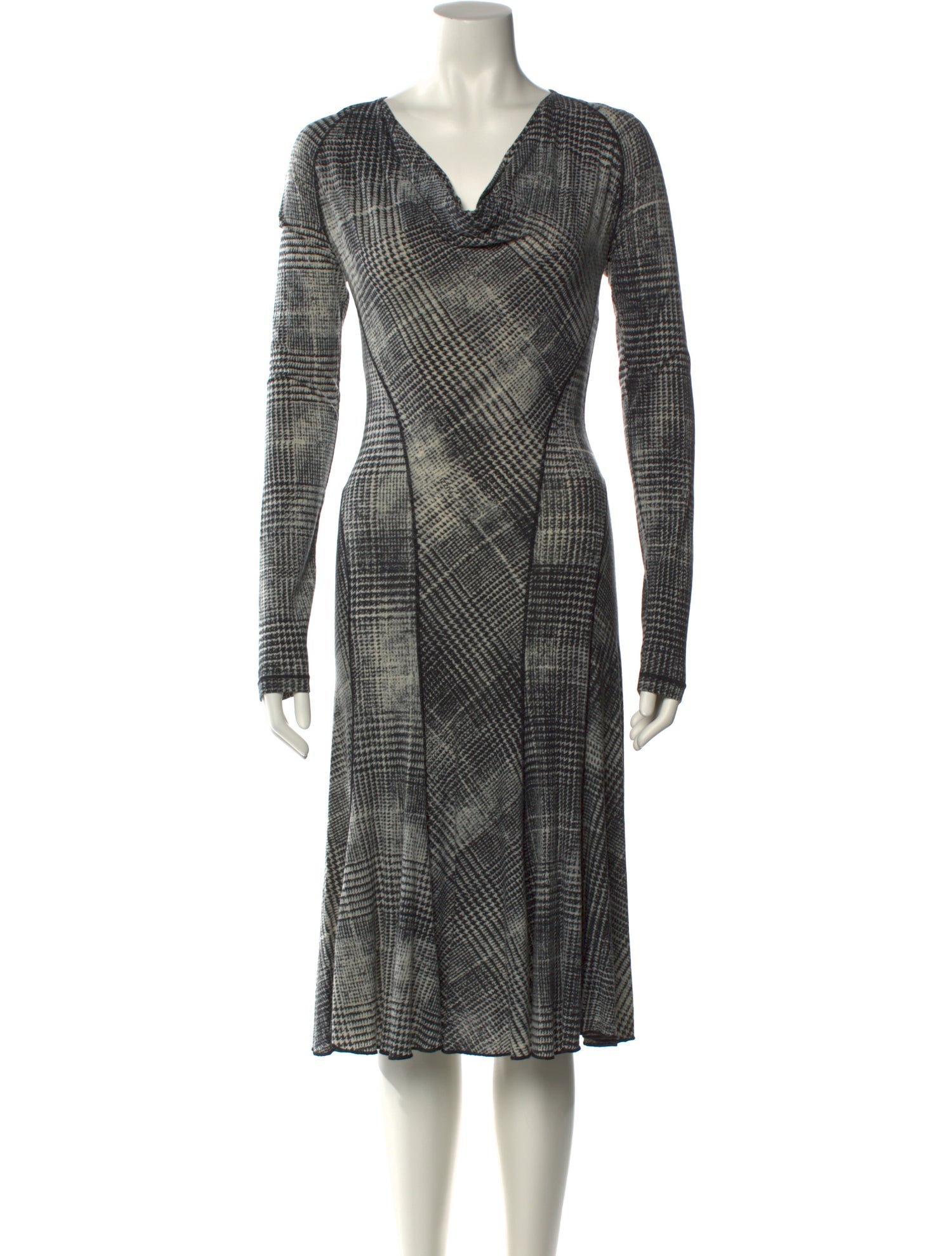 Fuzzi Wool Midi Length Dress