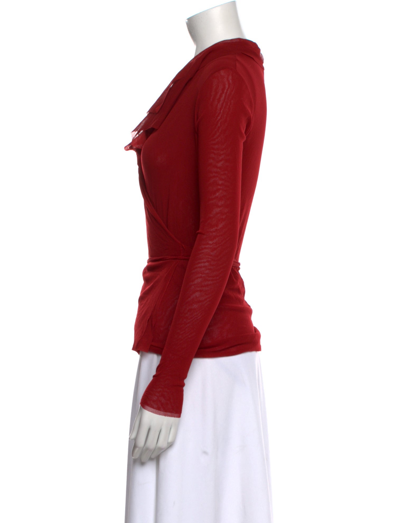 Fuzzi Nylon Cowl Neck Sweater