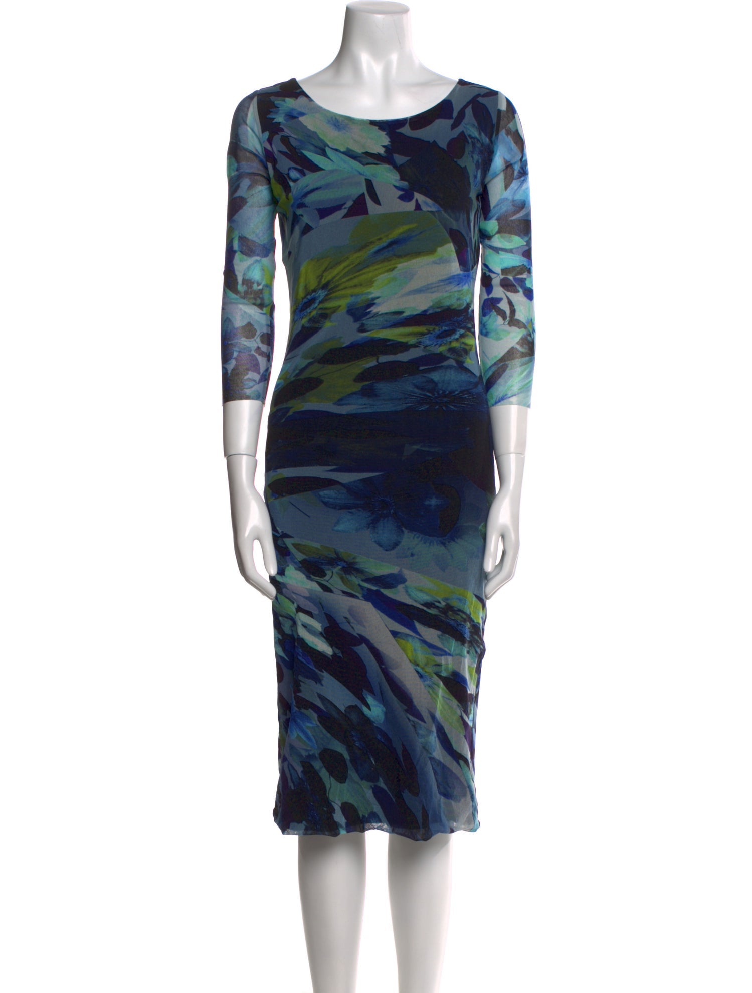 Fuzzi Printed Midi Length Dress