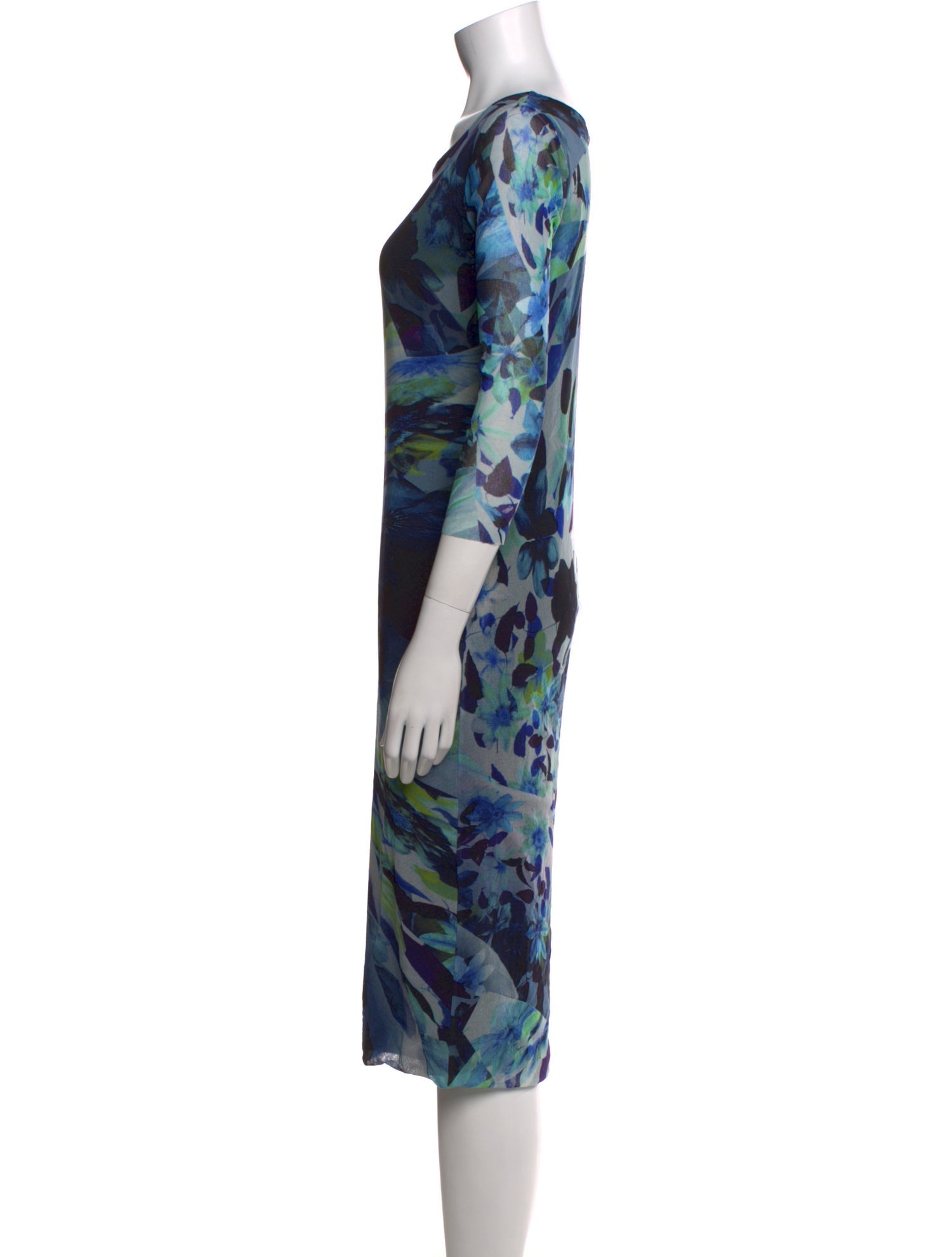 Fuzzi Printed Midi Length Dress