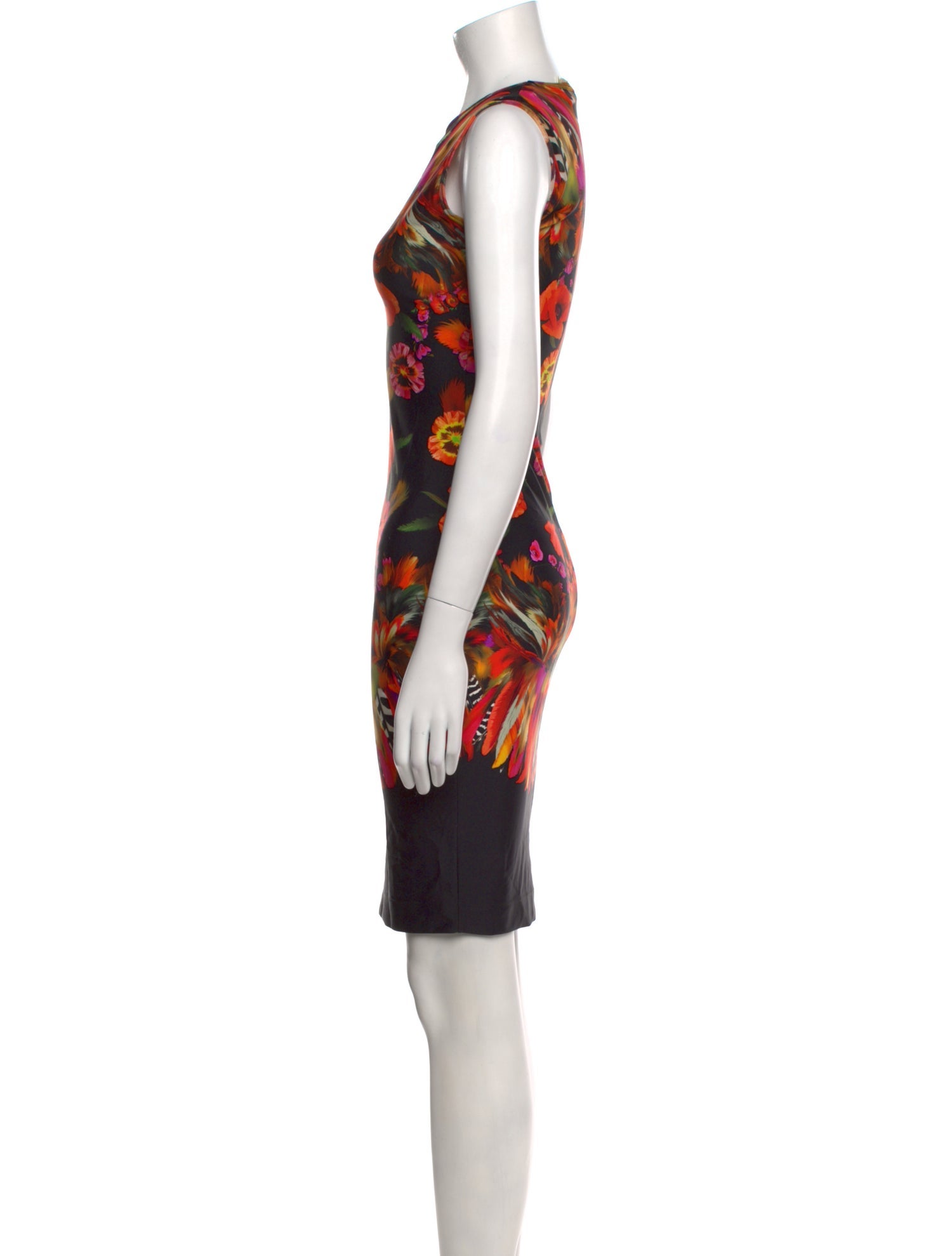 Fuzzi Printed Knee-Length Dress