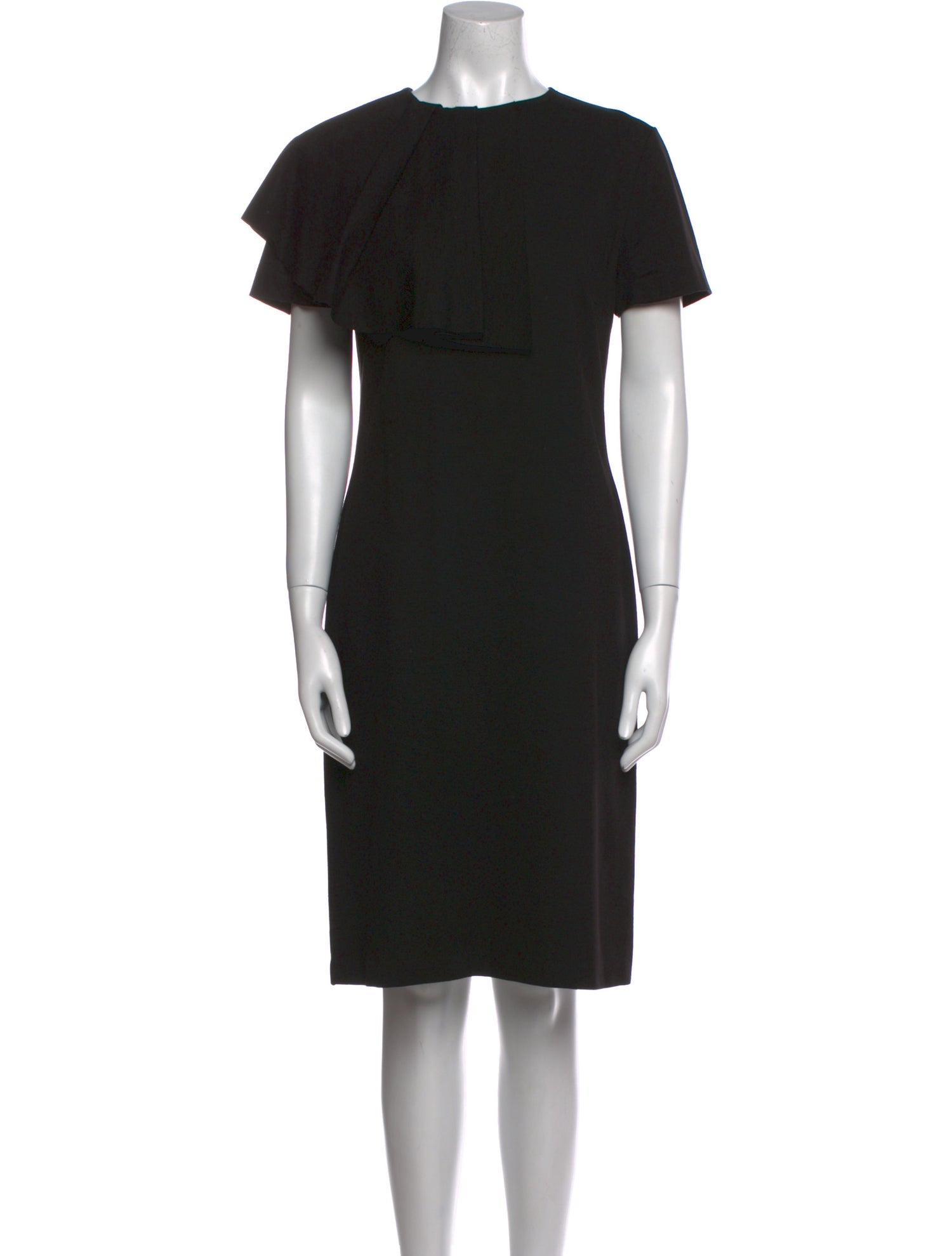 Fuzzi Crew Neck Knee-Length Dress