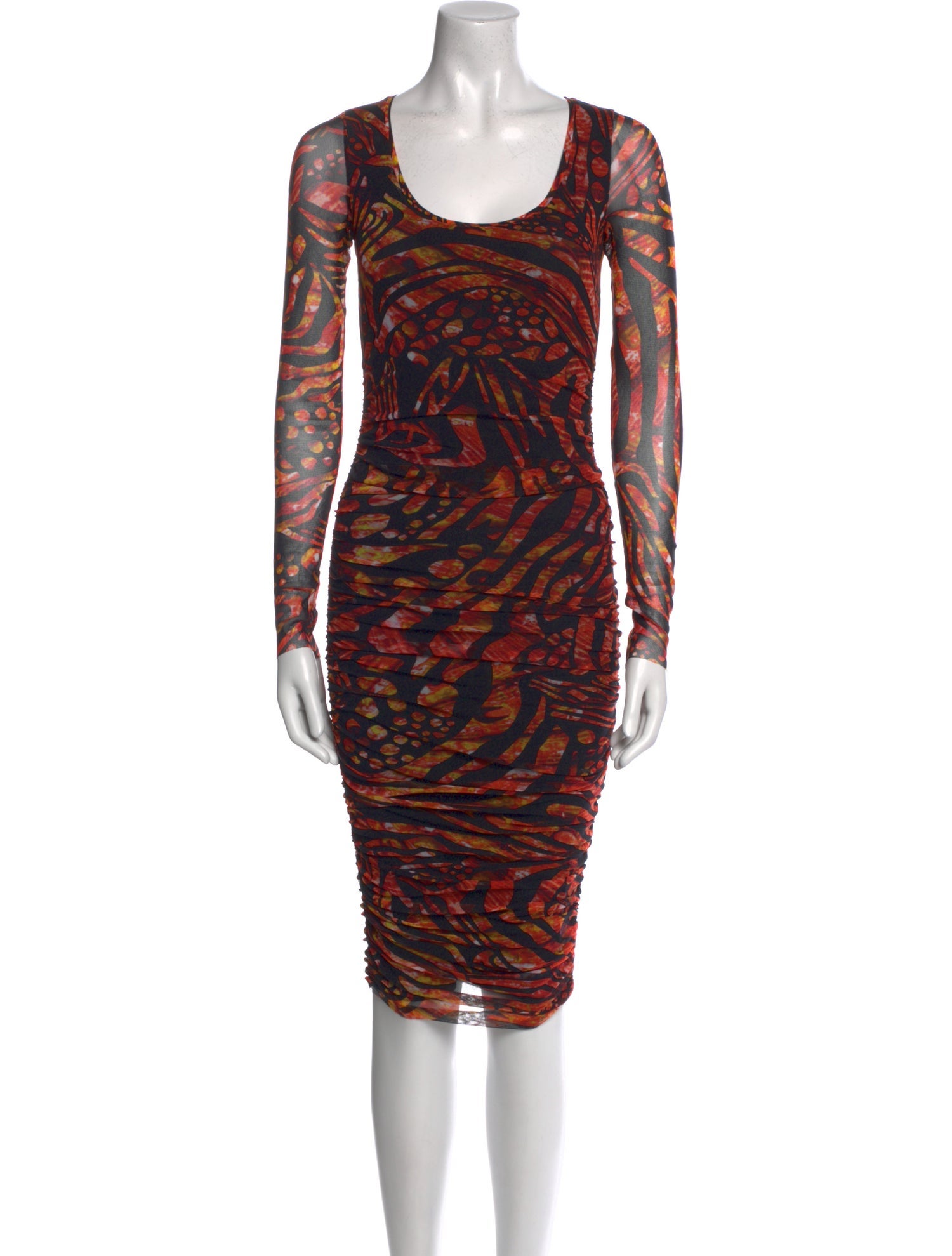 Fuzzi Nylon Knee-Length Dress