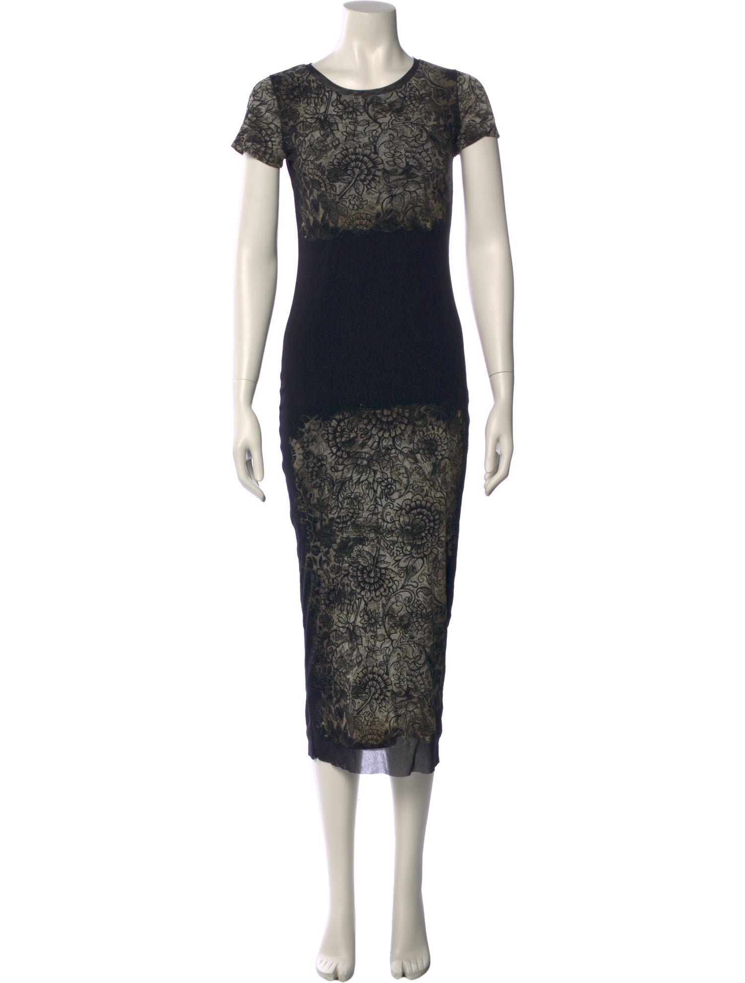 Fuzzi Floral Print Long Dress