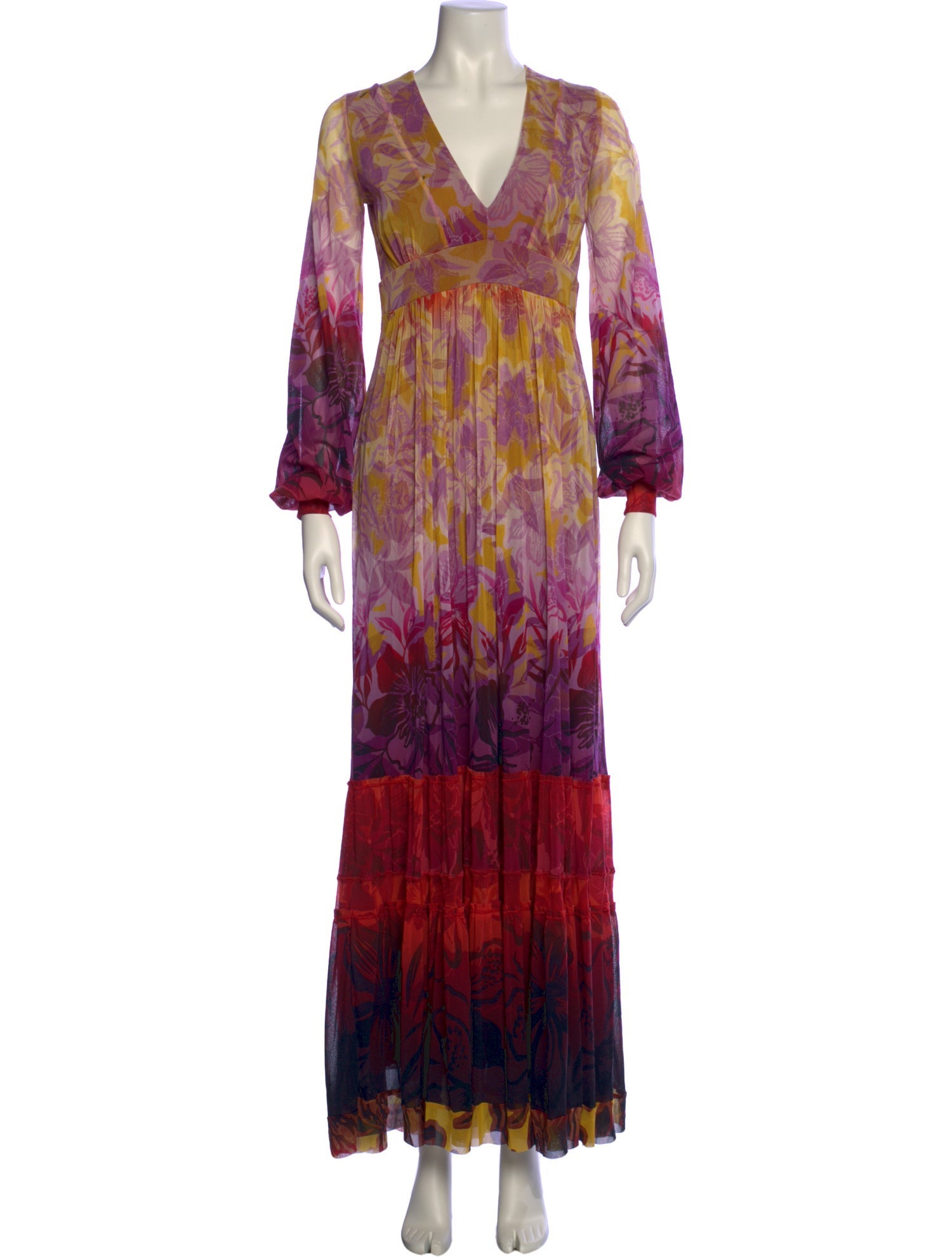 Fuzzi Printed Long Dress