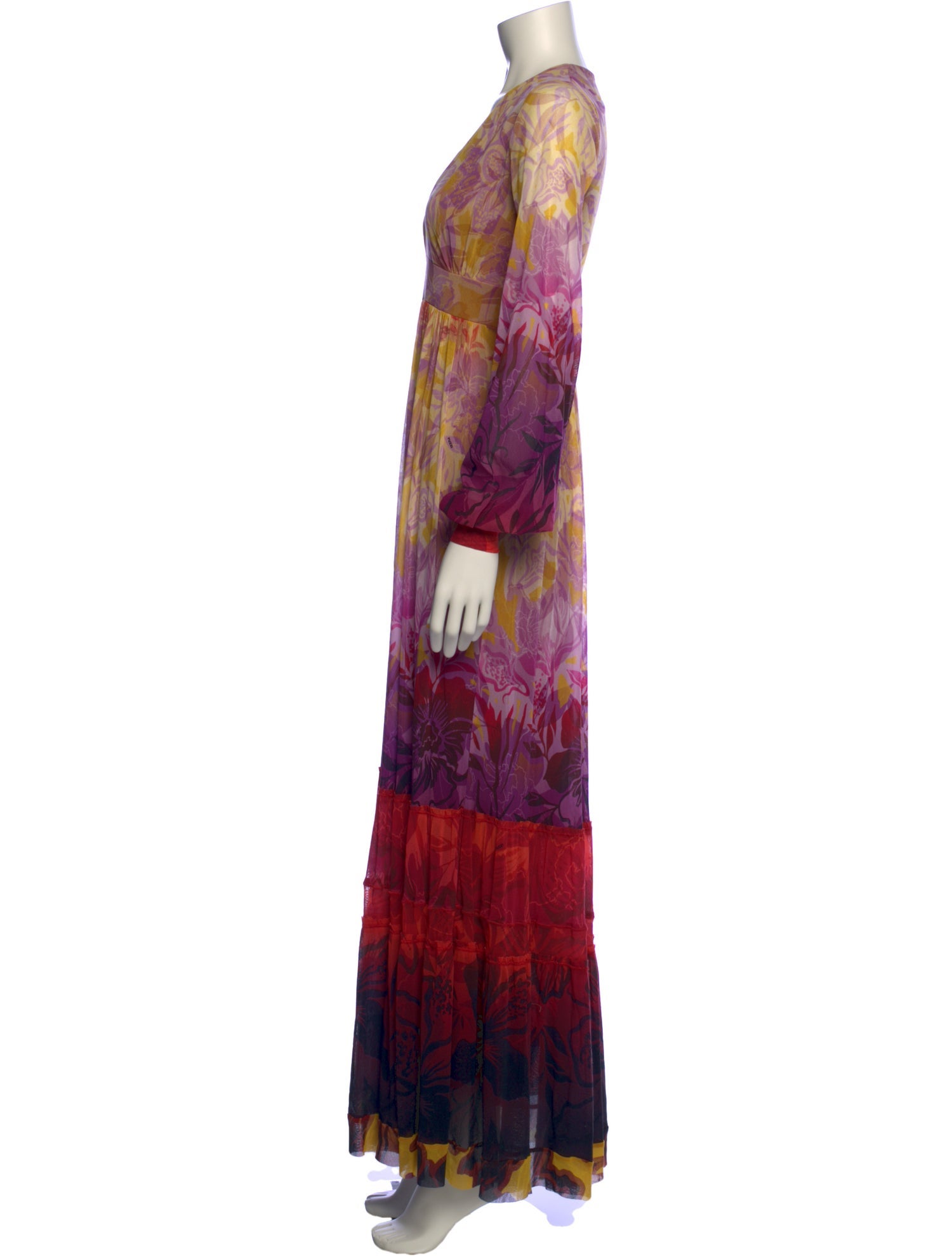 Fuzzi Printed Long Dress