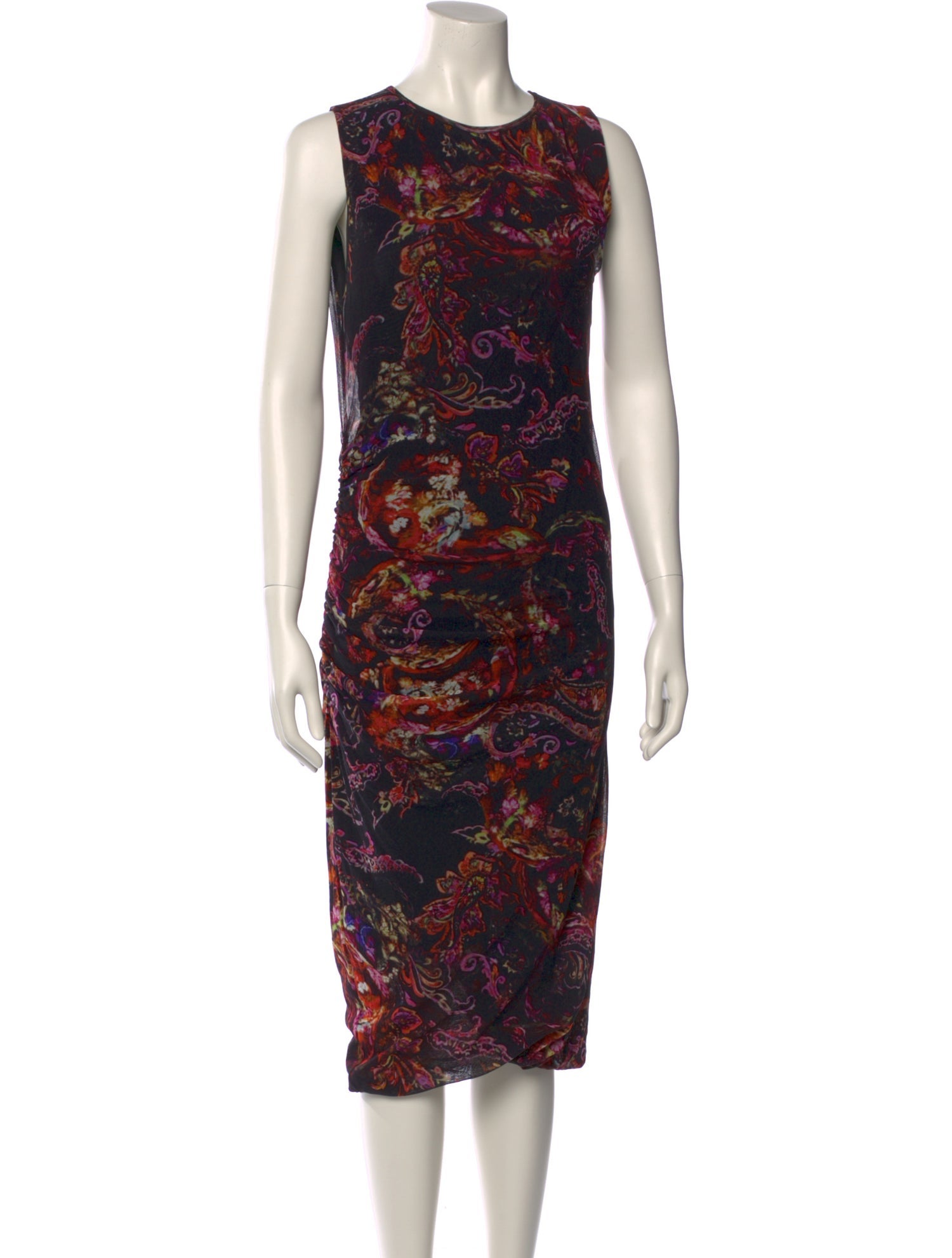 Fuzzi Printed Midi Length Dress