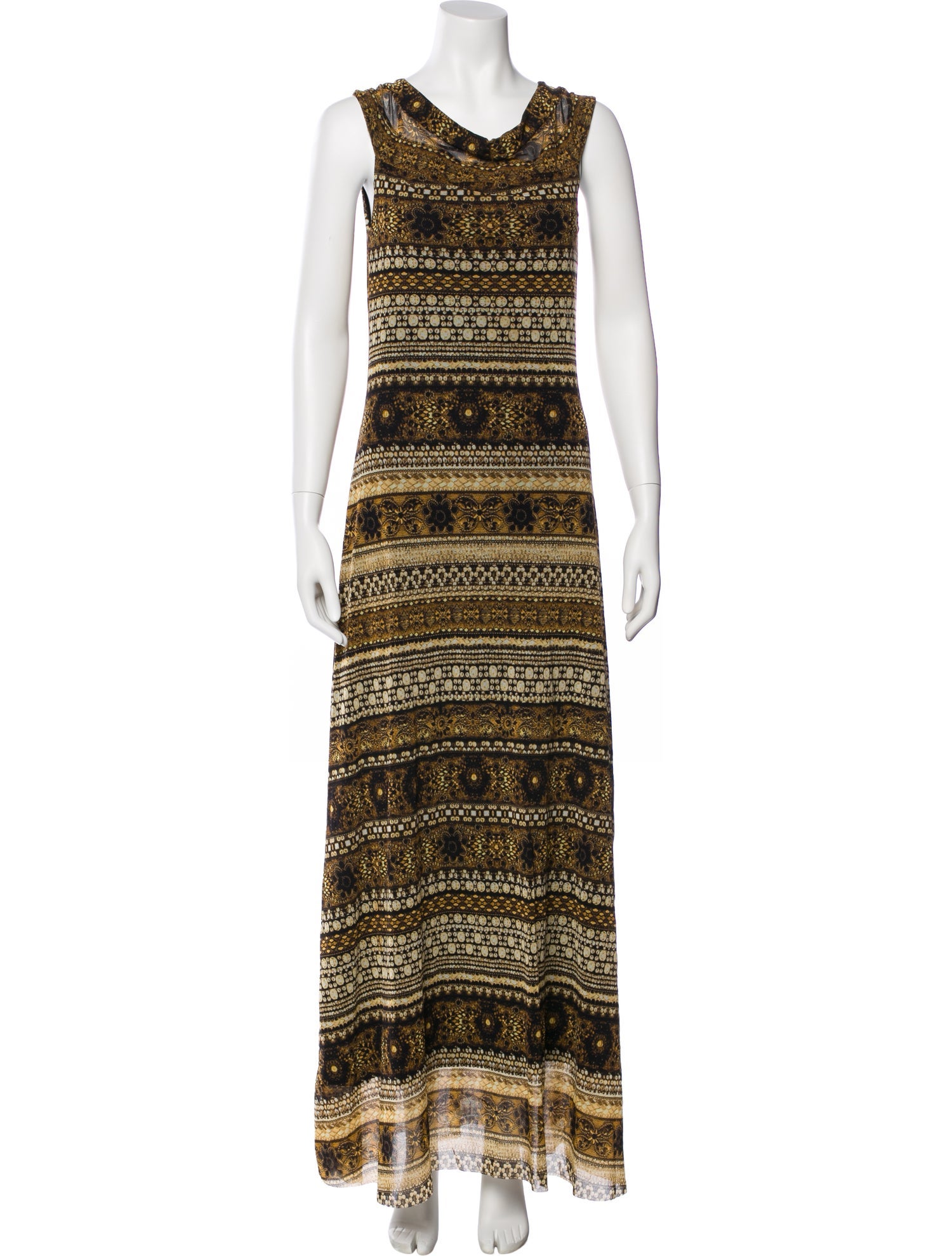 Fuzzi Nylon Long Dress