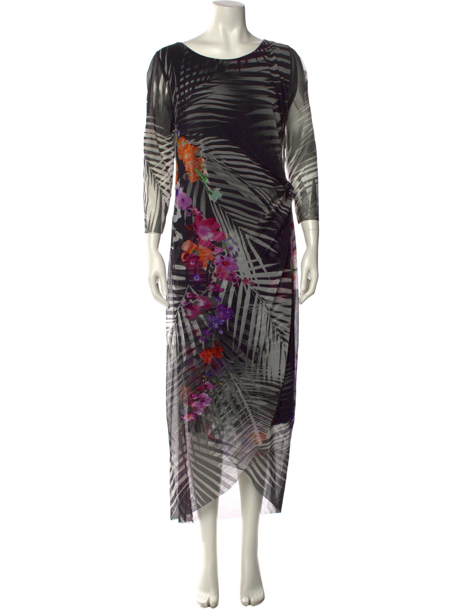 Fuzzi Printed Long Dress w/ Tags