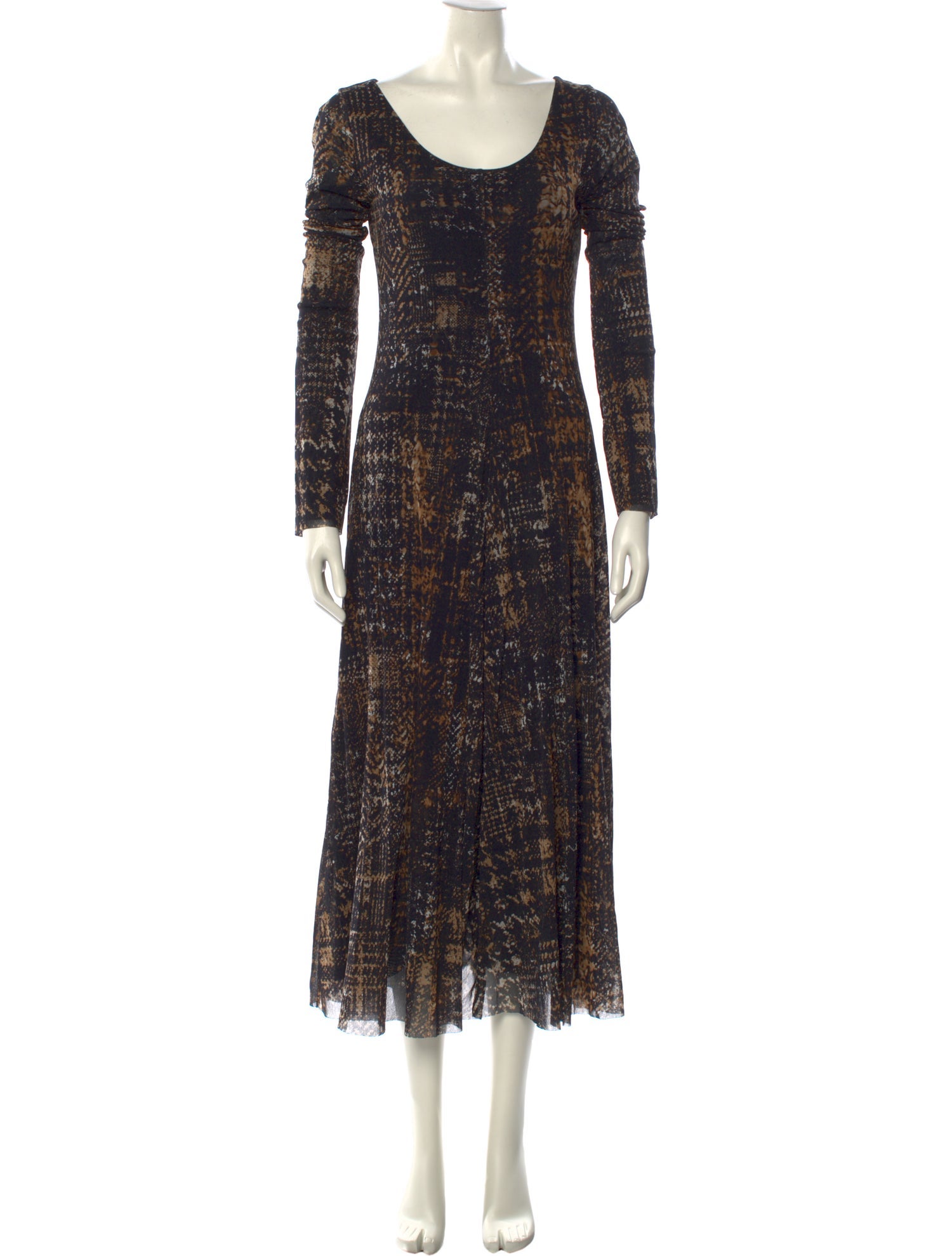 Fuzzi Printed Long Dress