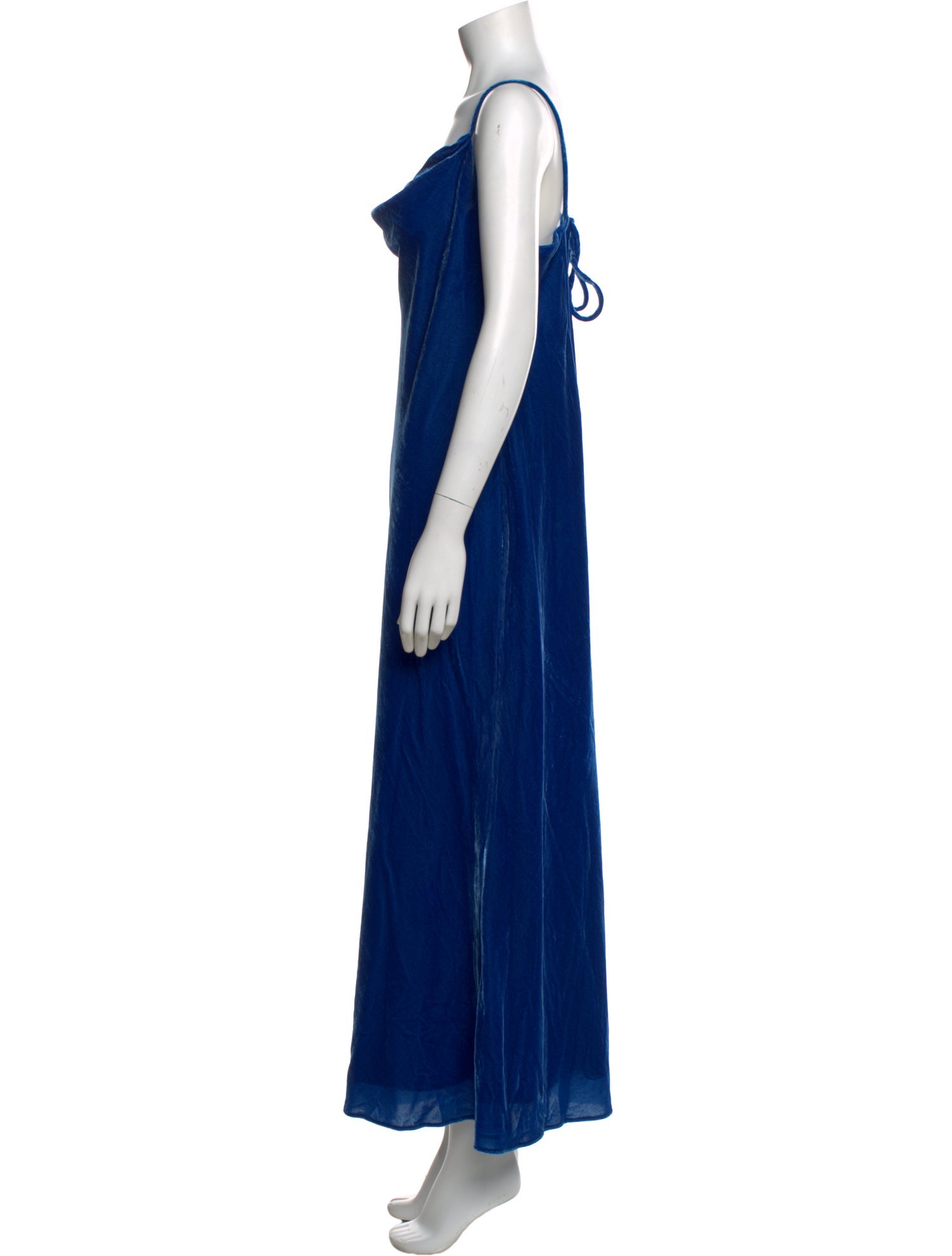 Fuzzi Cowl Neck Long Dress
