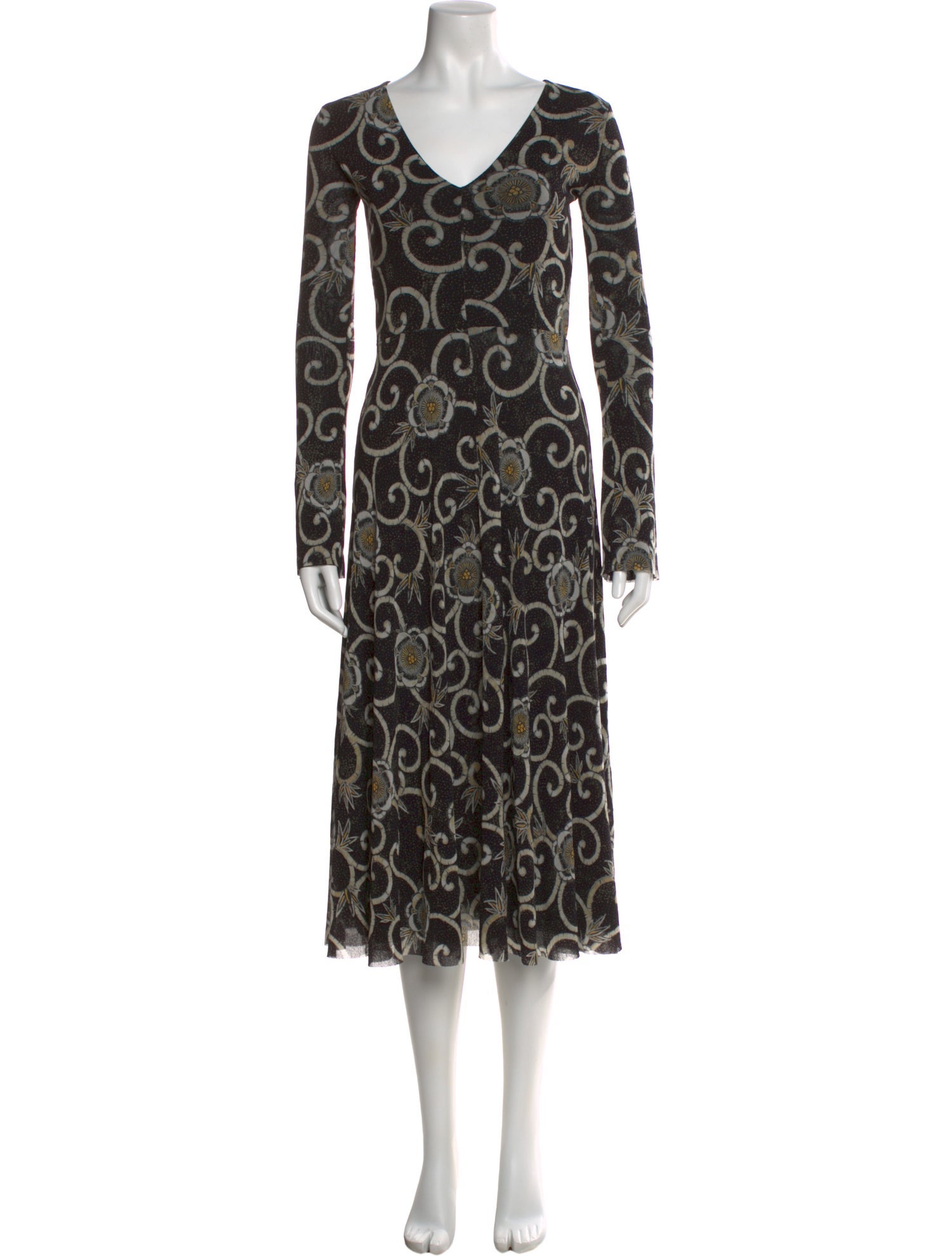 Fuzzi Printed Midi Length Dress