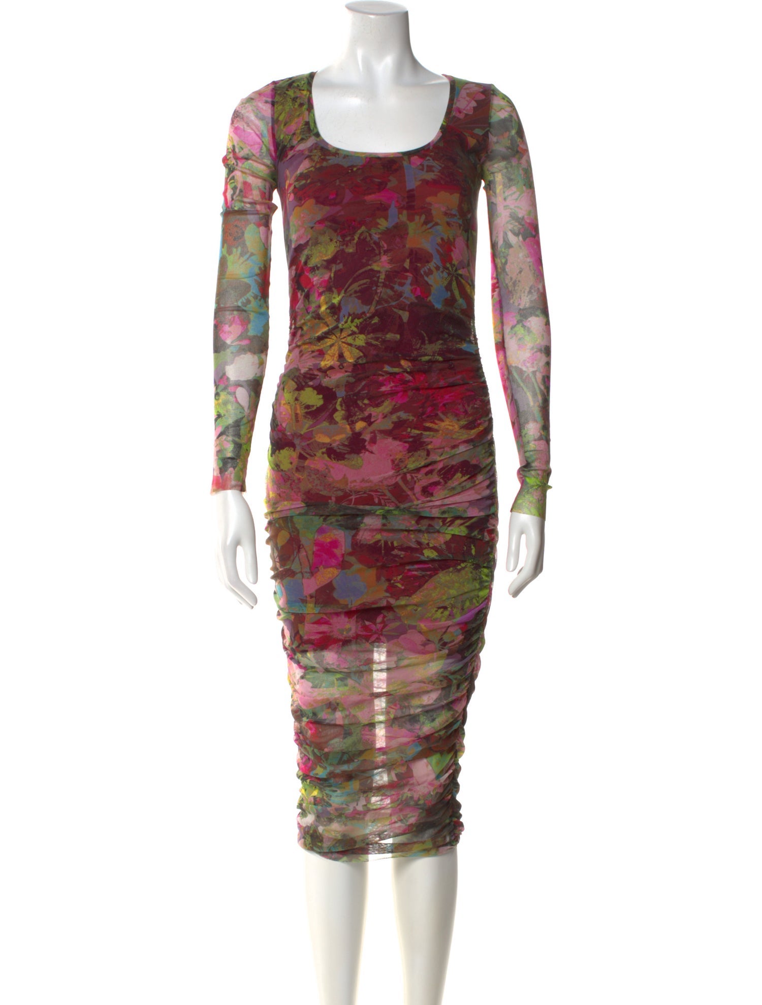 Fuzzi Printed Midi Length Dress