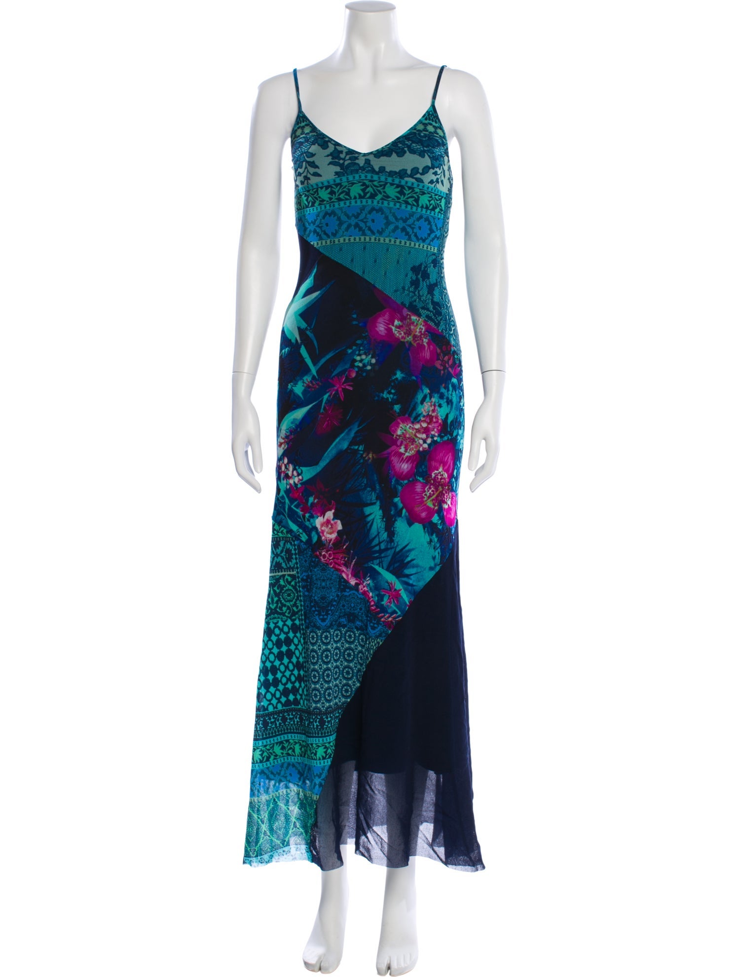Fuzzi Printed Long Dress