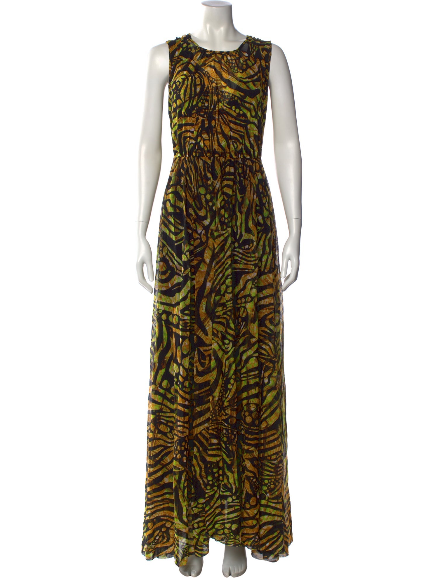 Fuzzi Printed Long Dress