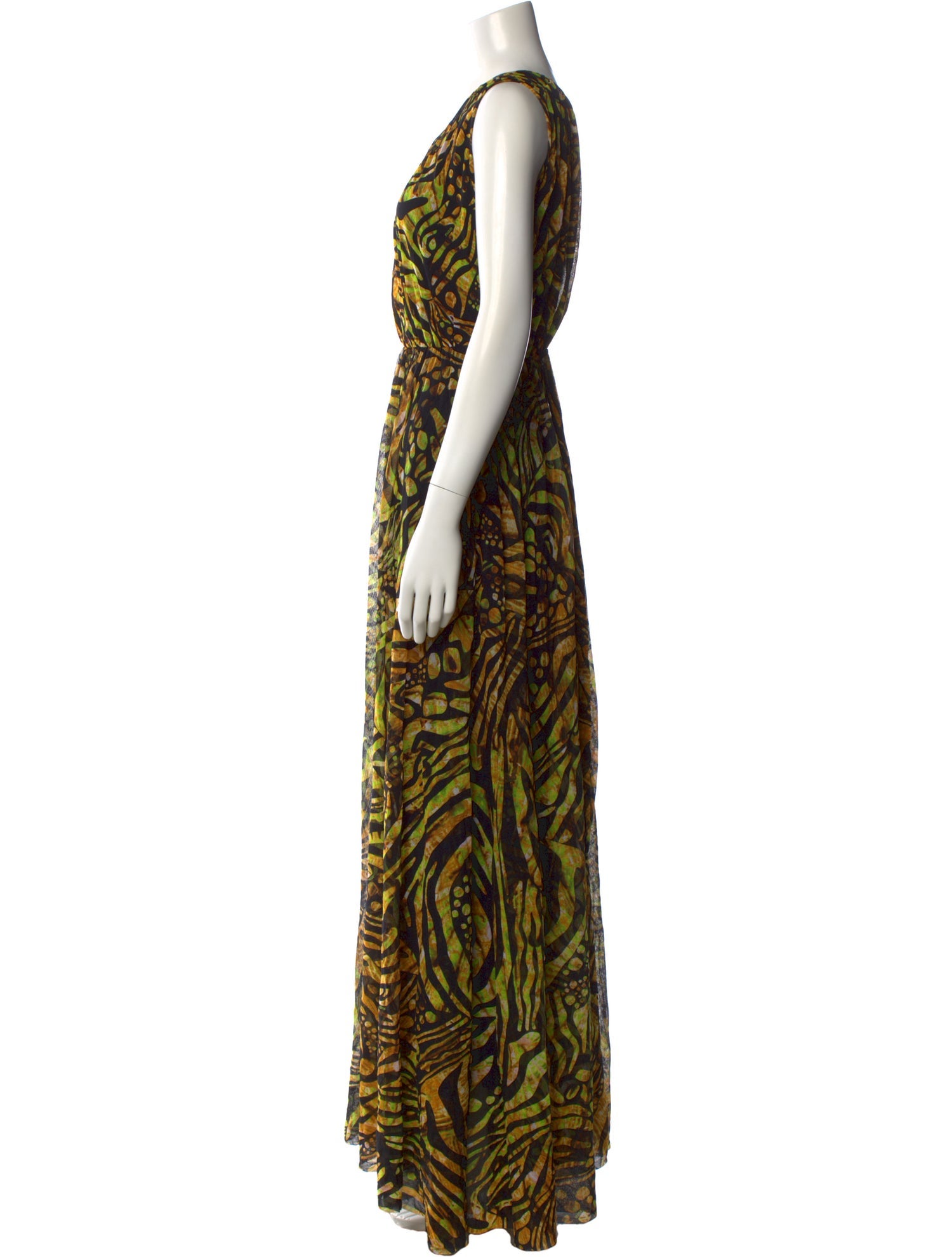 Fuzzi Printed Long Dress