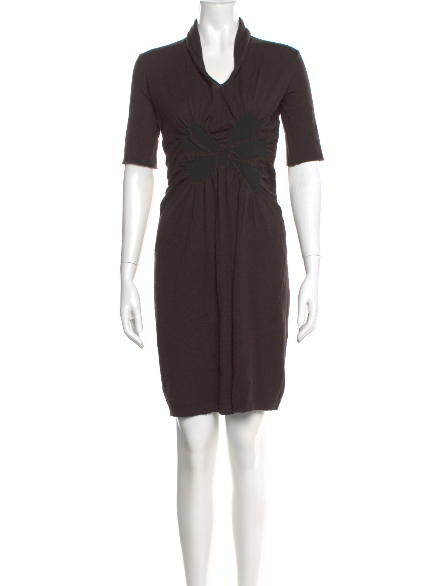 Fuzzi Virgin Wool Mini Dress