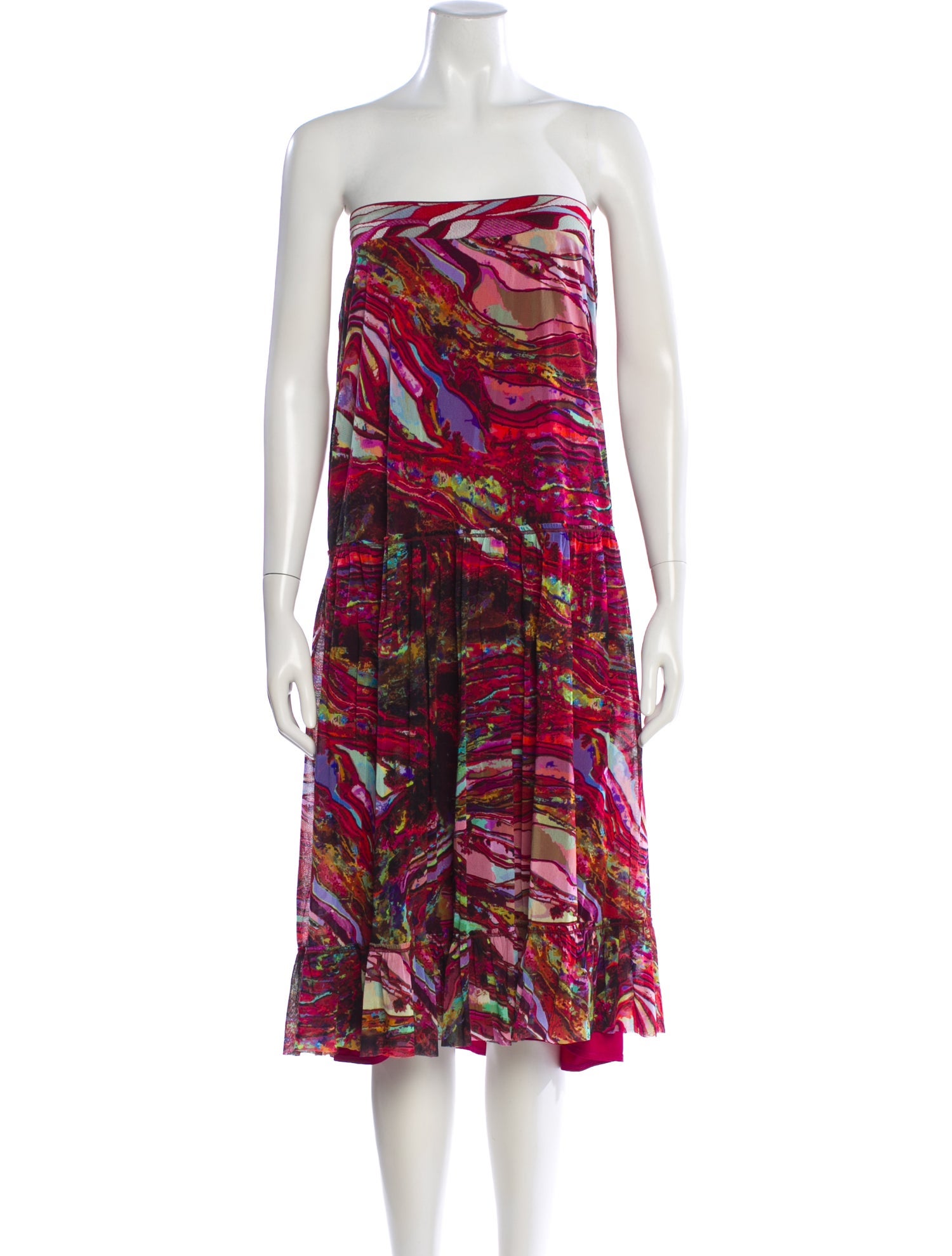 Fuzzi Printed Midi Length Skirt