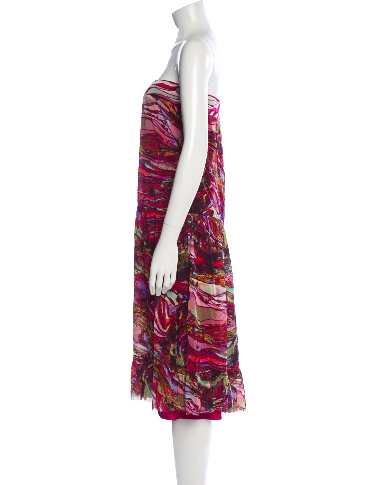 Fuzzi Printed Midi Length Skirt