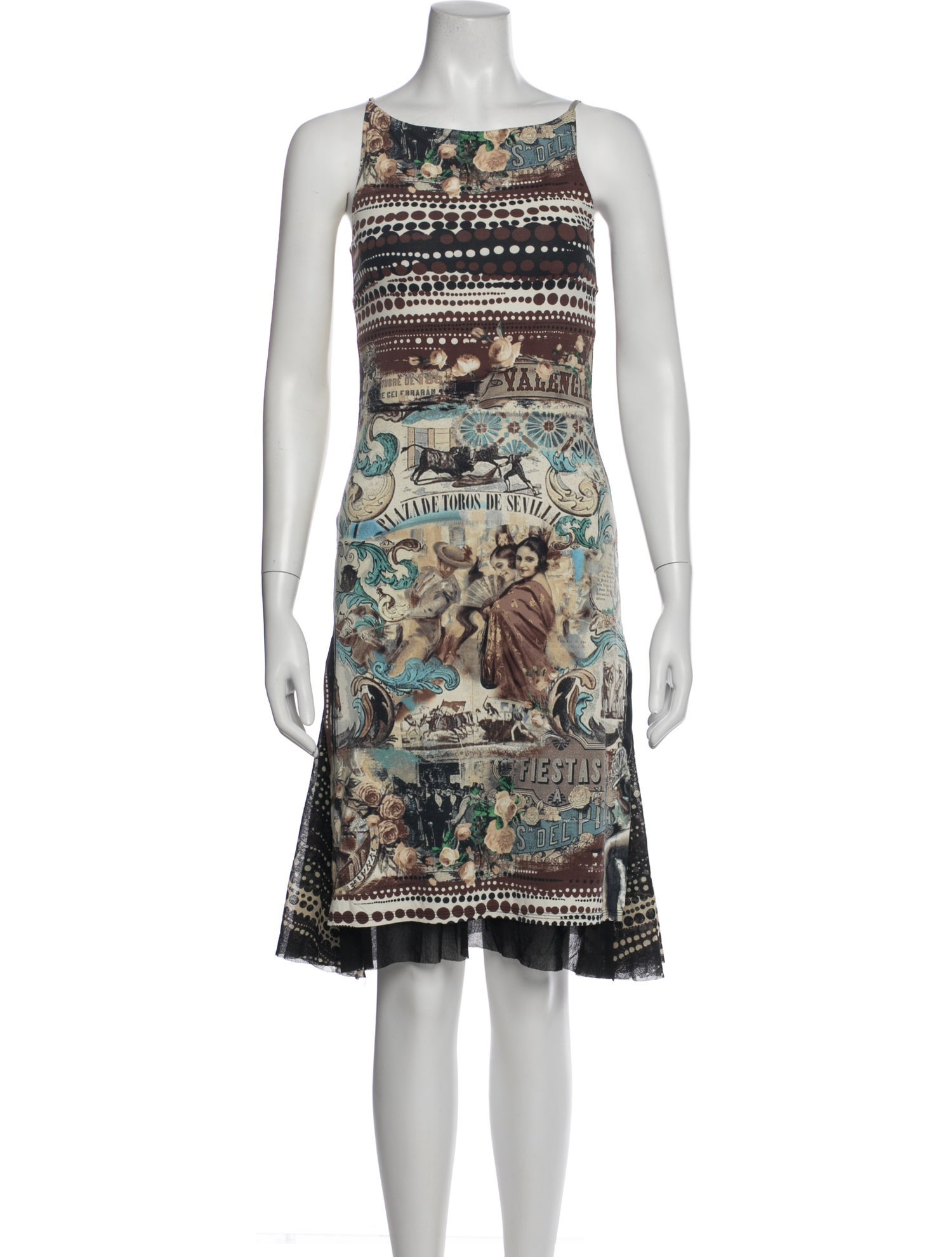 Fuzzi Vintage Knee-Length Dress