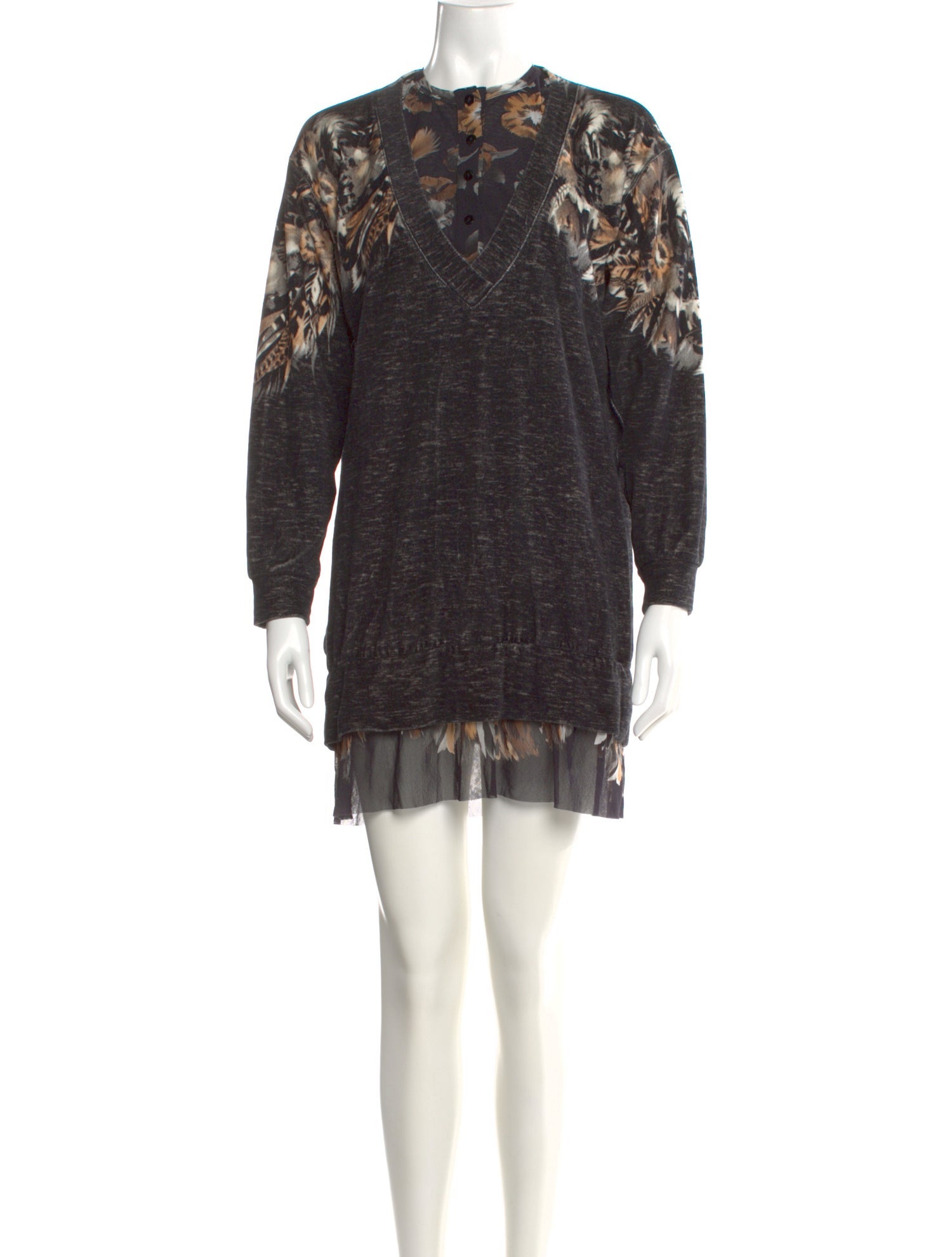 Fuzzi Printed Mini Dress