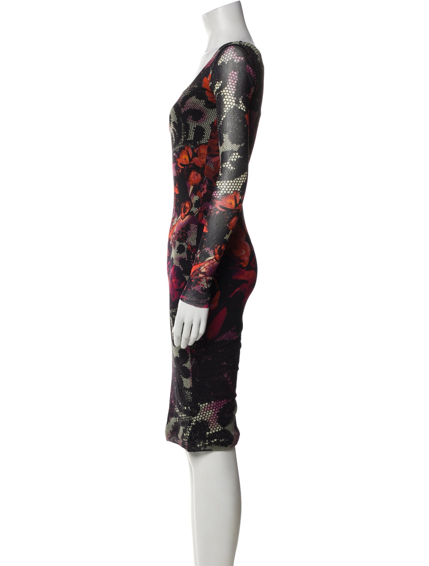 Fuzzi Nylon Knee-Length Dress