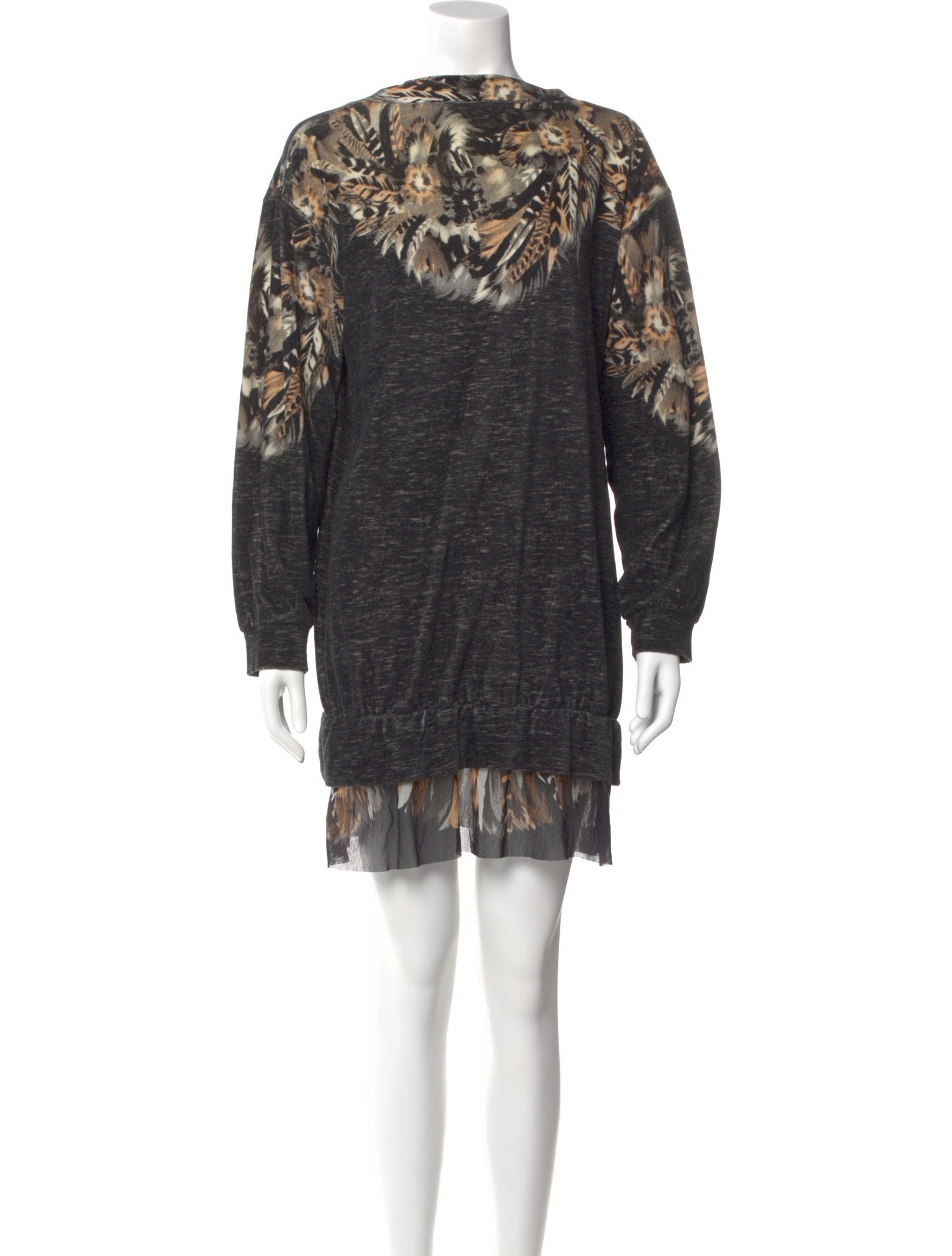 Fuzzi Printed Mini Dress