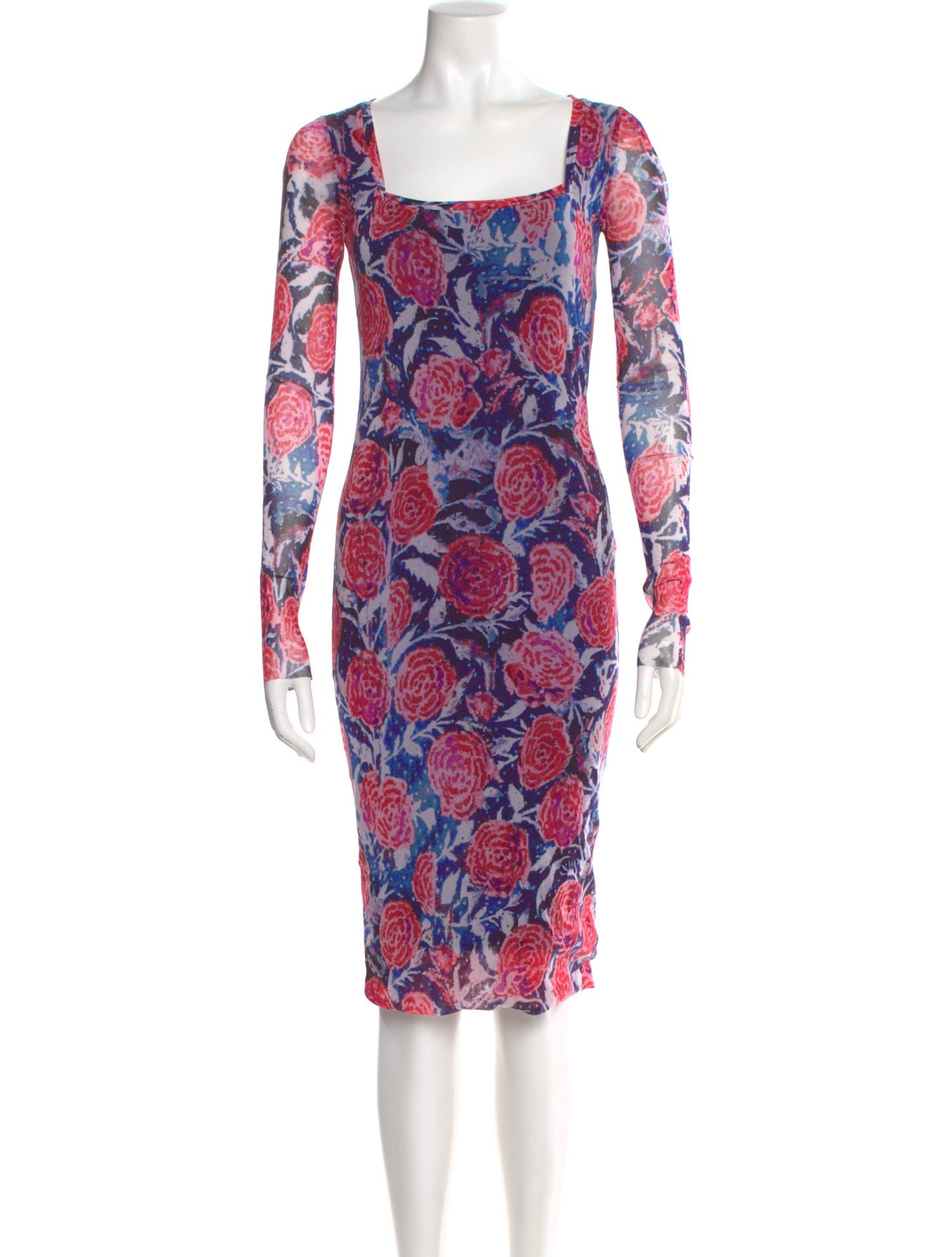 Fuzzi Nylon Knee-Length Dress