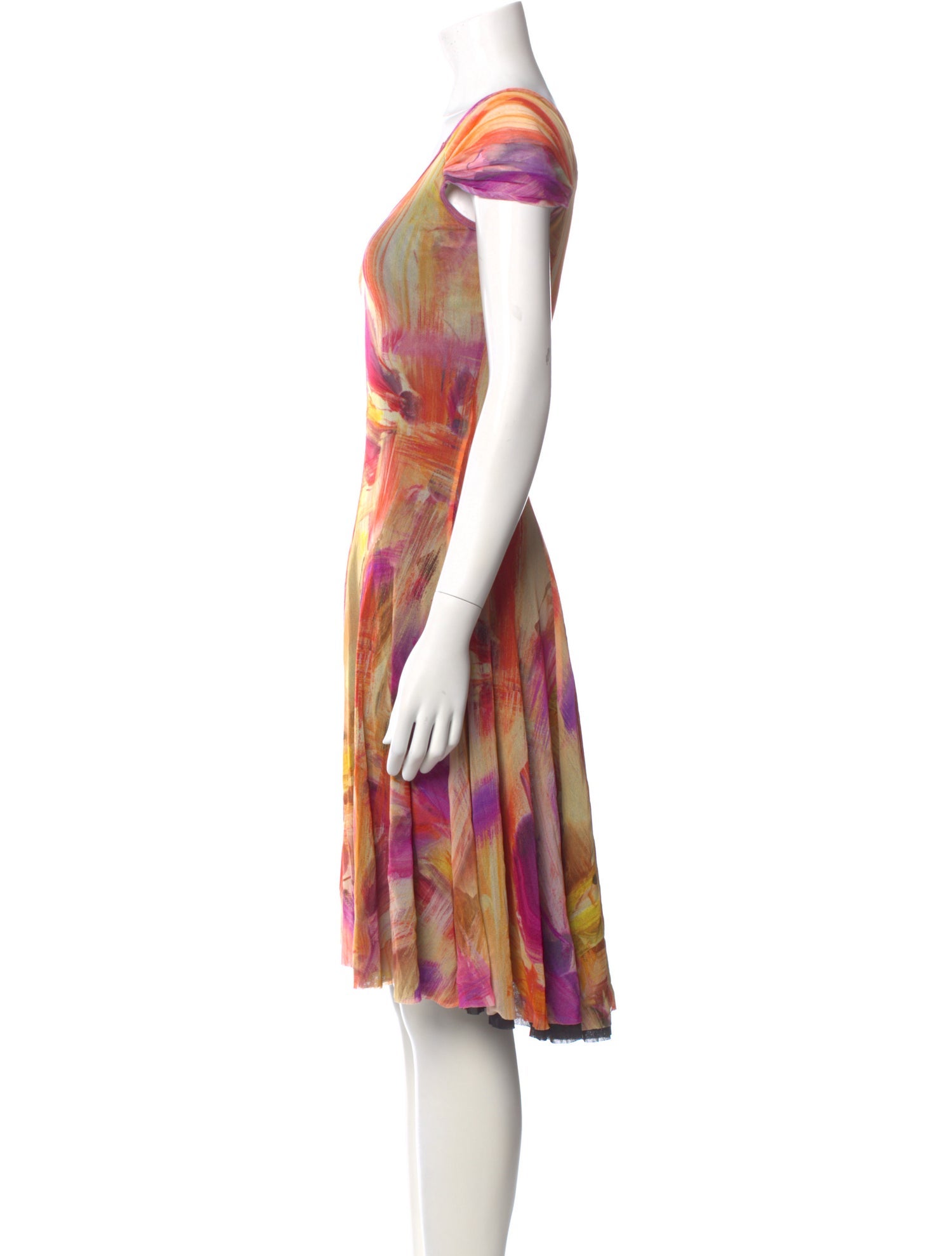 Fuzzi Printed Midi Length Dress