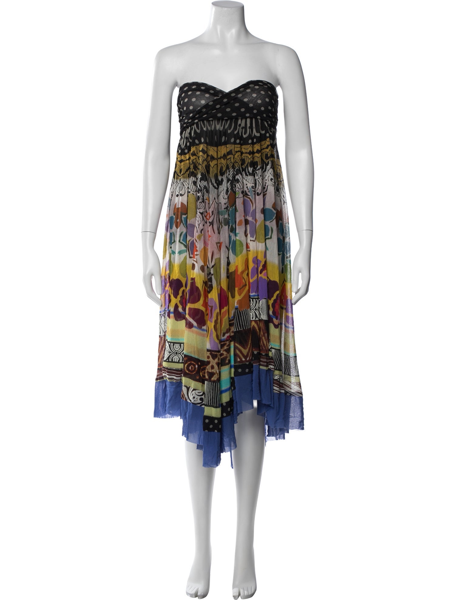Fuzzi Printed Midi Length Dress