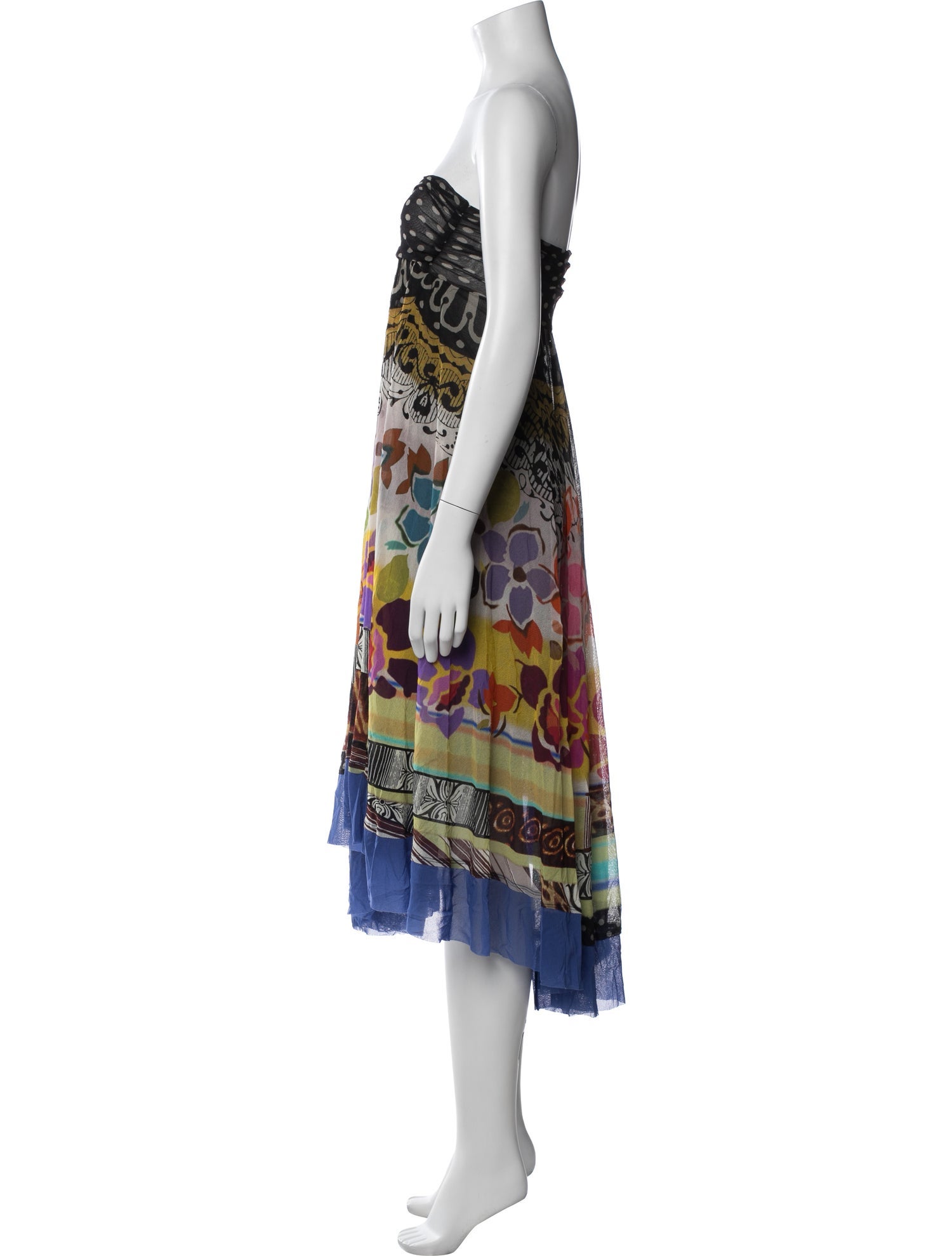 Fuzzi Printed Midi Length Dress