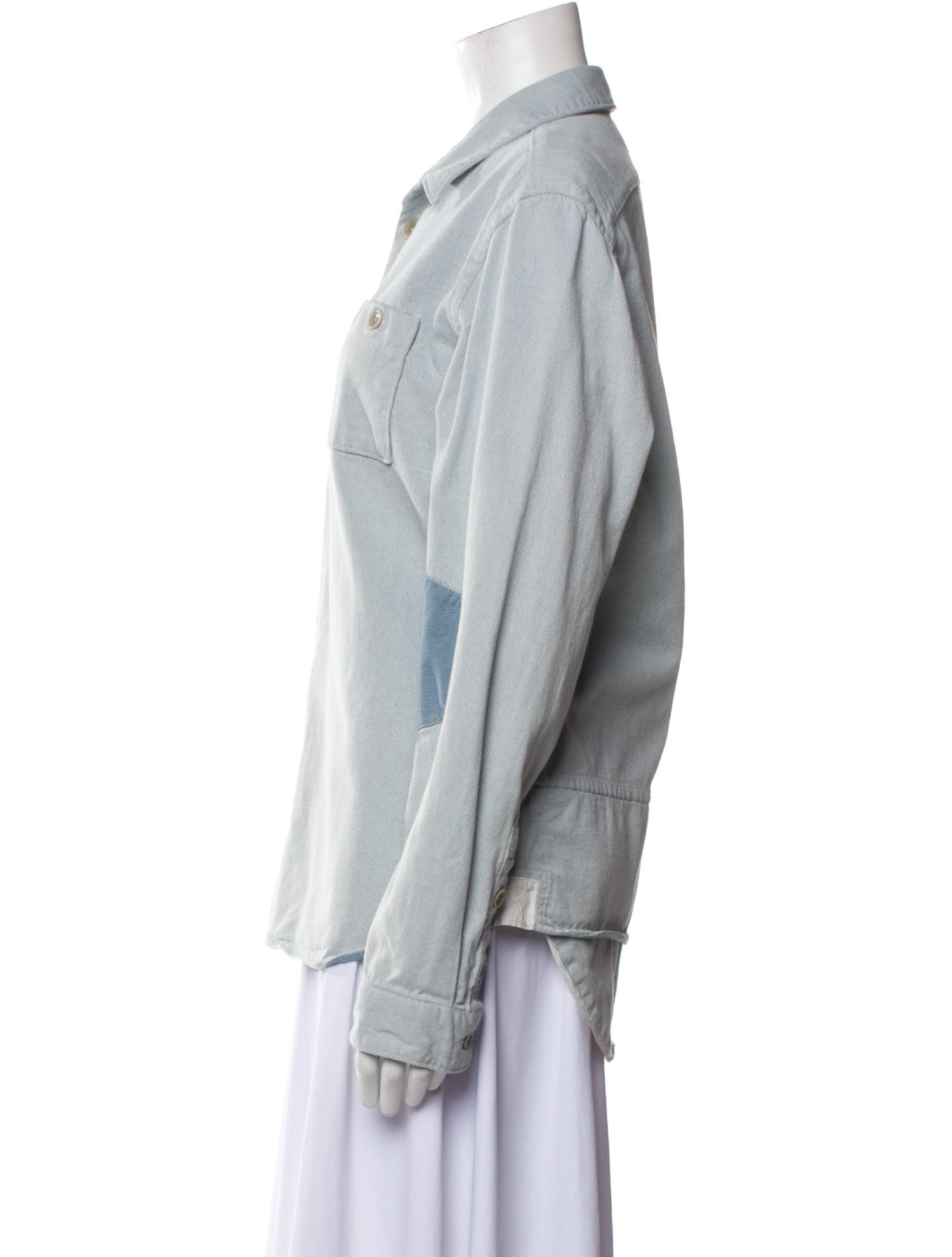 Folk Long Sleeve Button-Up Top