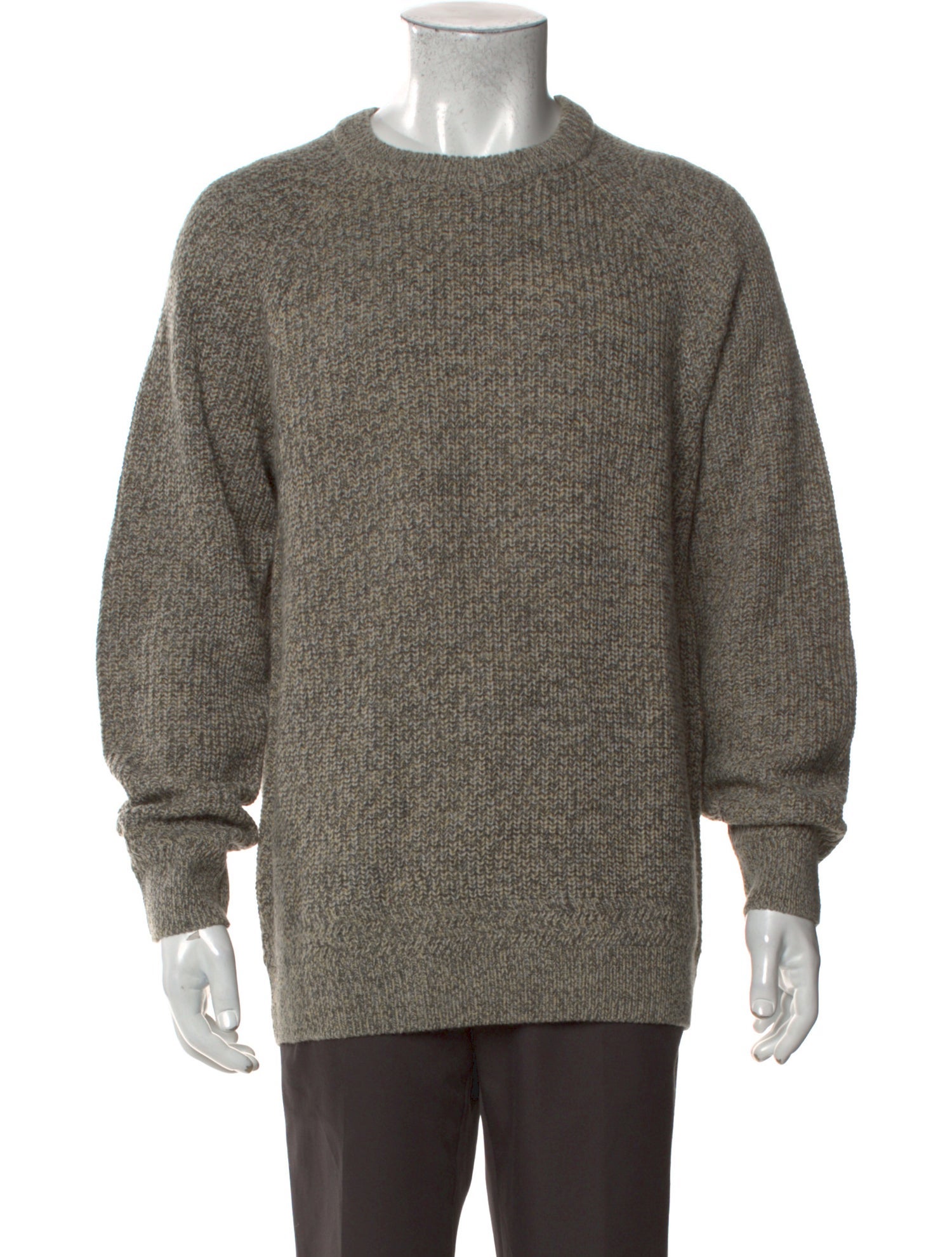 Folk Crew Neck Long Sleeve Pullover