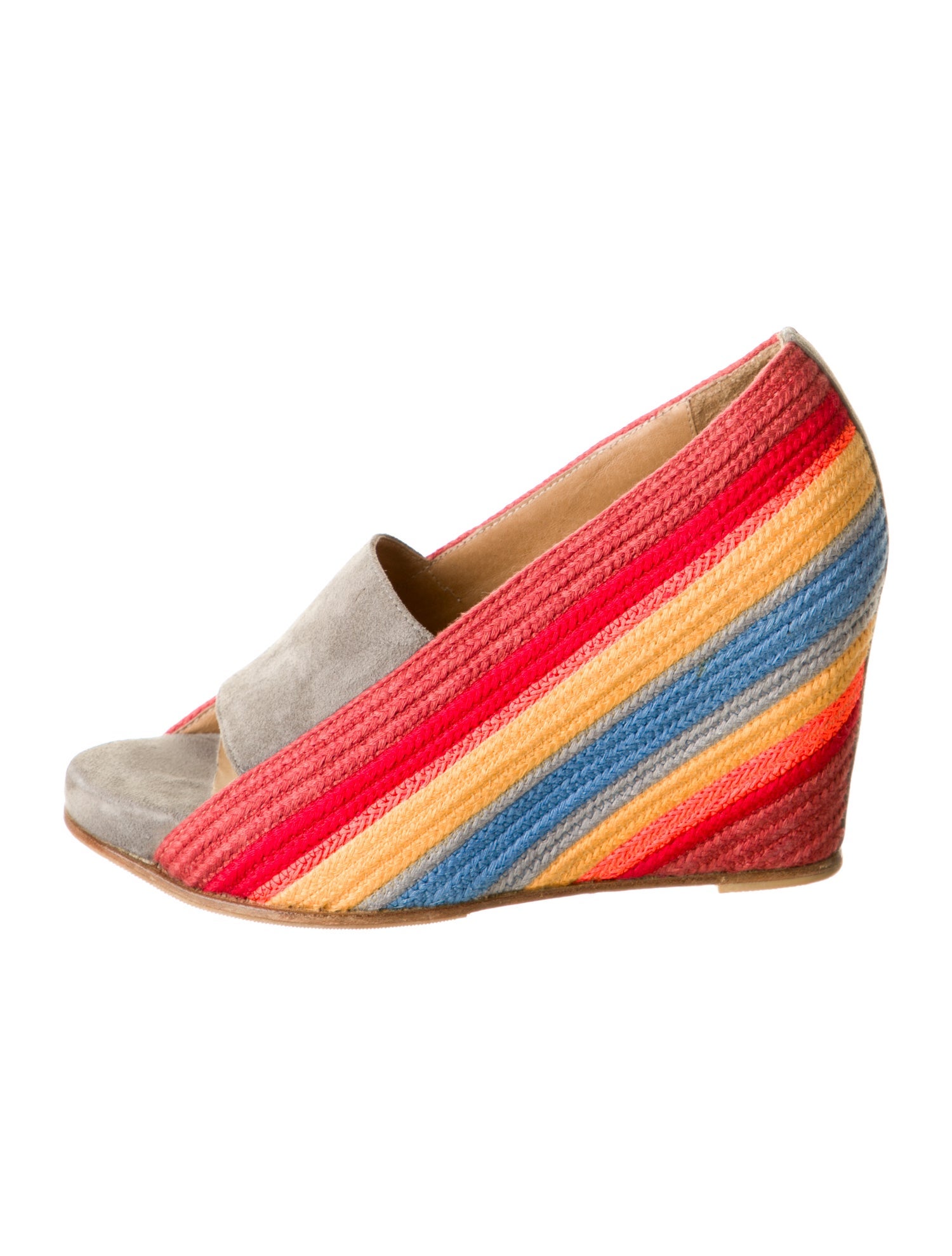 Folk Colorblock Pattern Pumps
