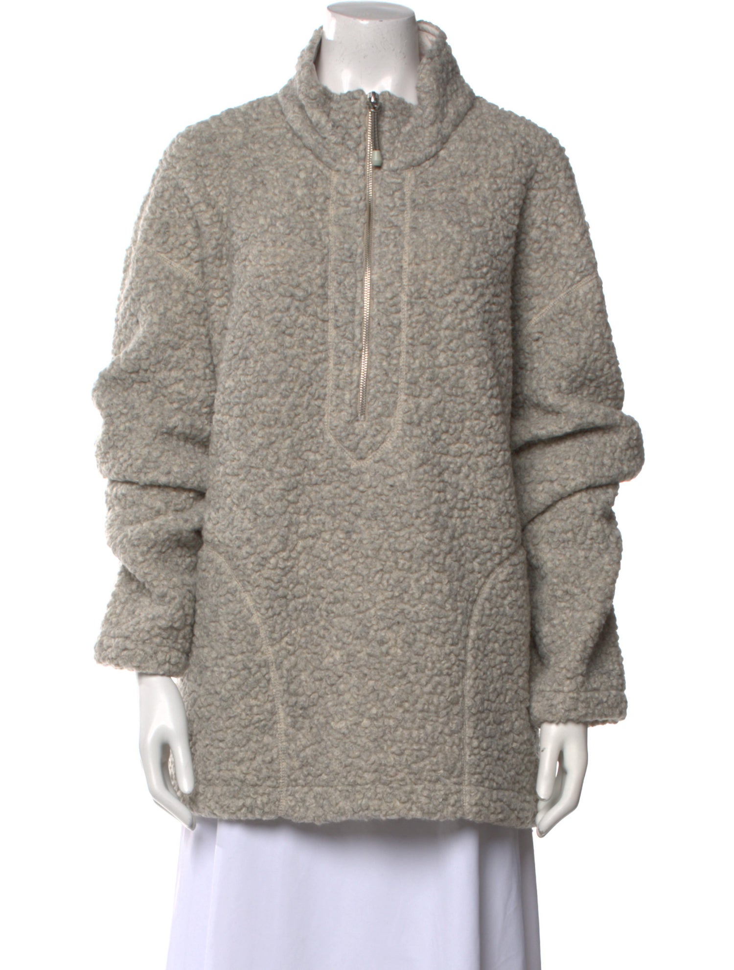 Folk Wool Mock Neck Sweatshirt w/ Tags