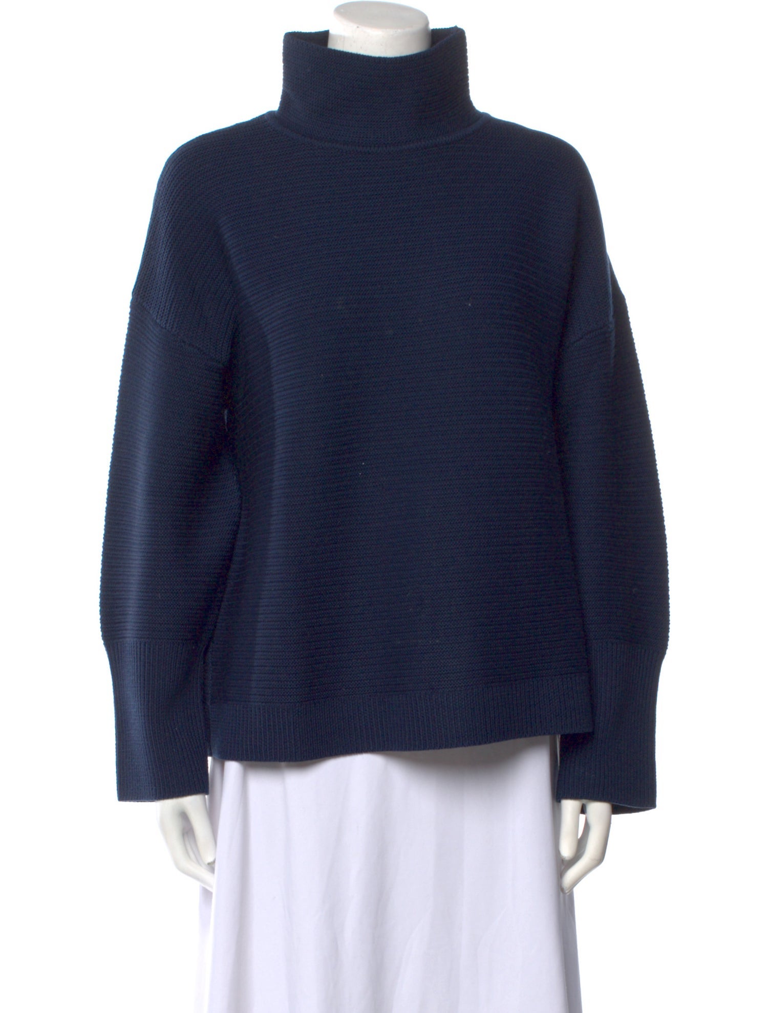 Folk Wool Turtleneck Sweater